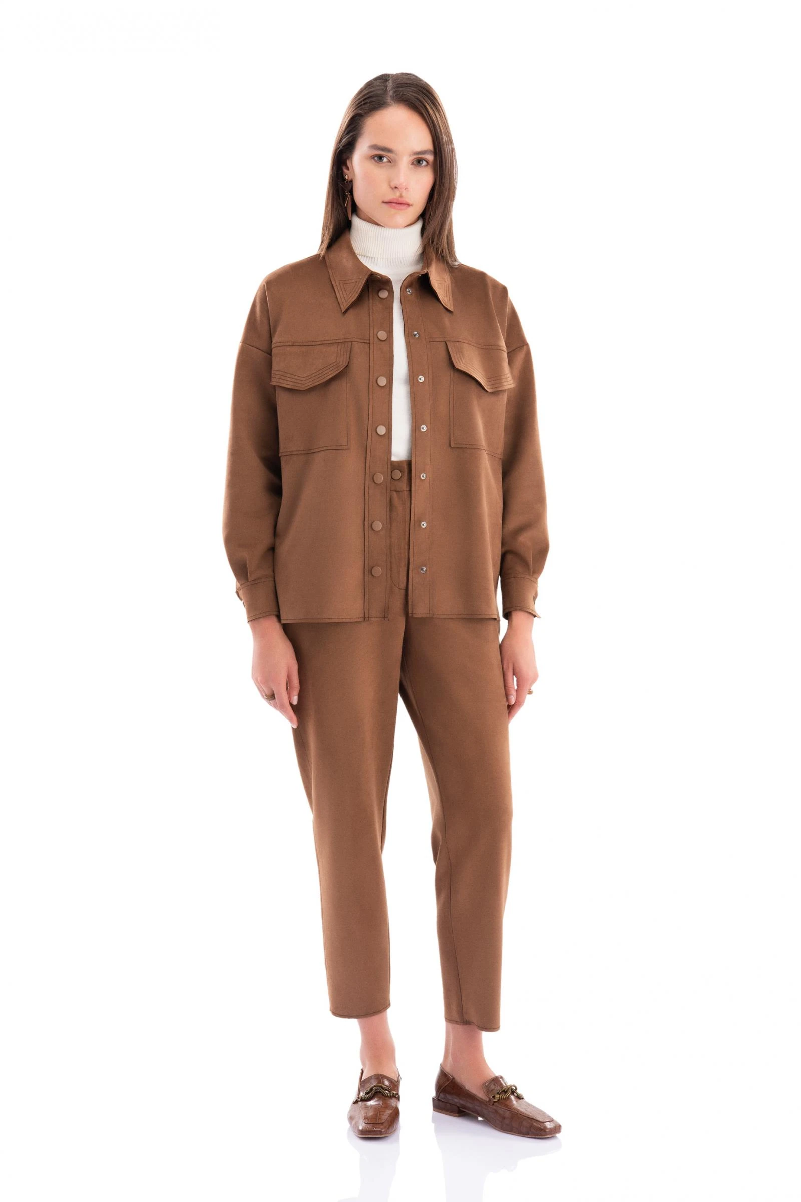 Süet Havuç Pantolon