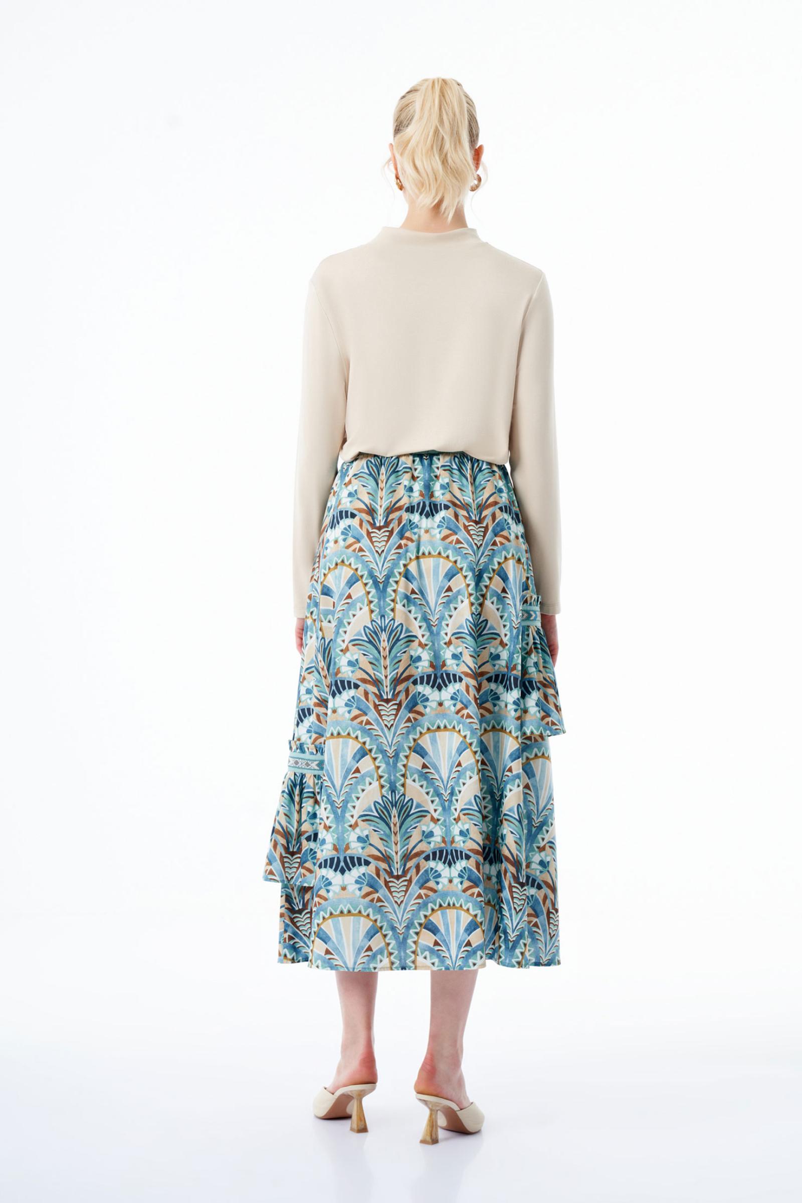 Etnik Desenli Kadın Etek