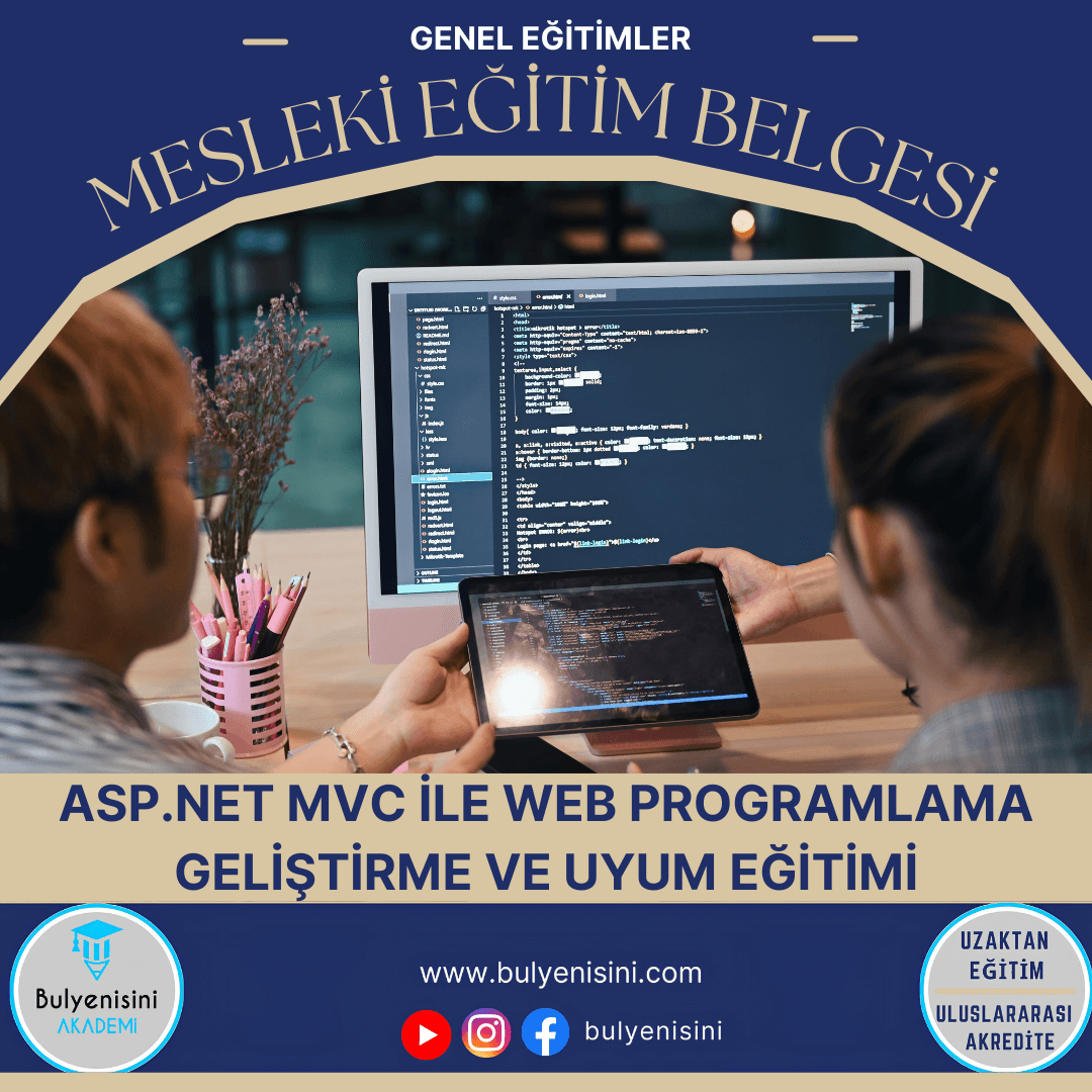 Web Programcılığı İle Asp.Net Geliştirme Ve Uyum Eğitimi Sertifika Programı