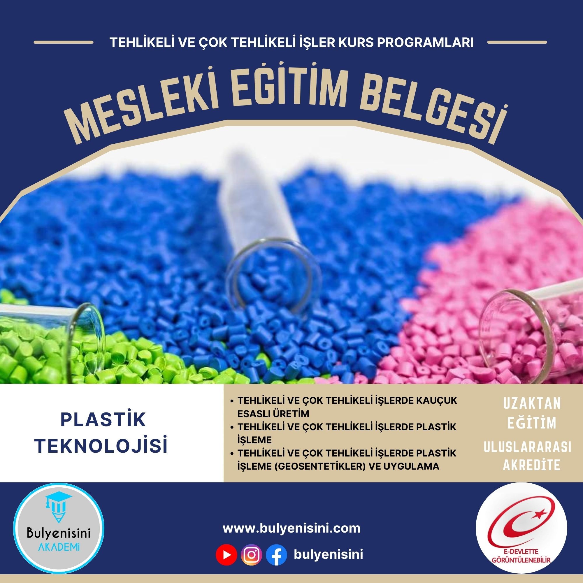 40 SAAT KAUÇUK ESASLI ÜRETİM EĞİTİMİ - TÇTİ