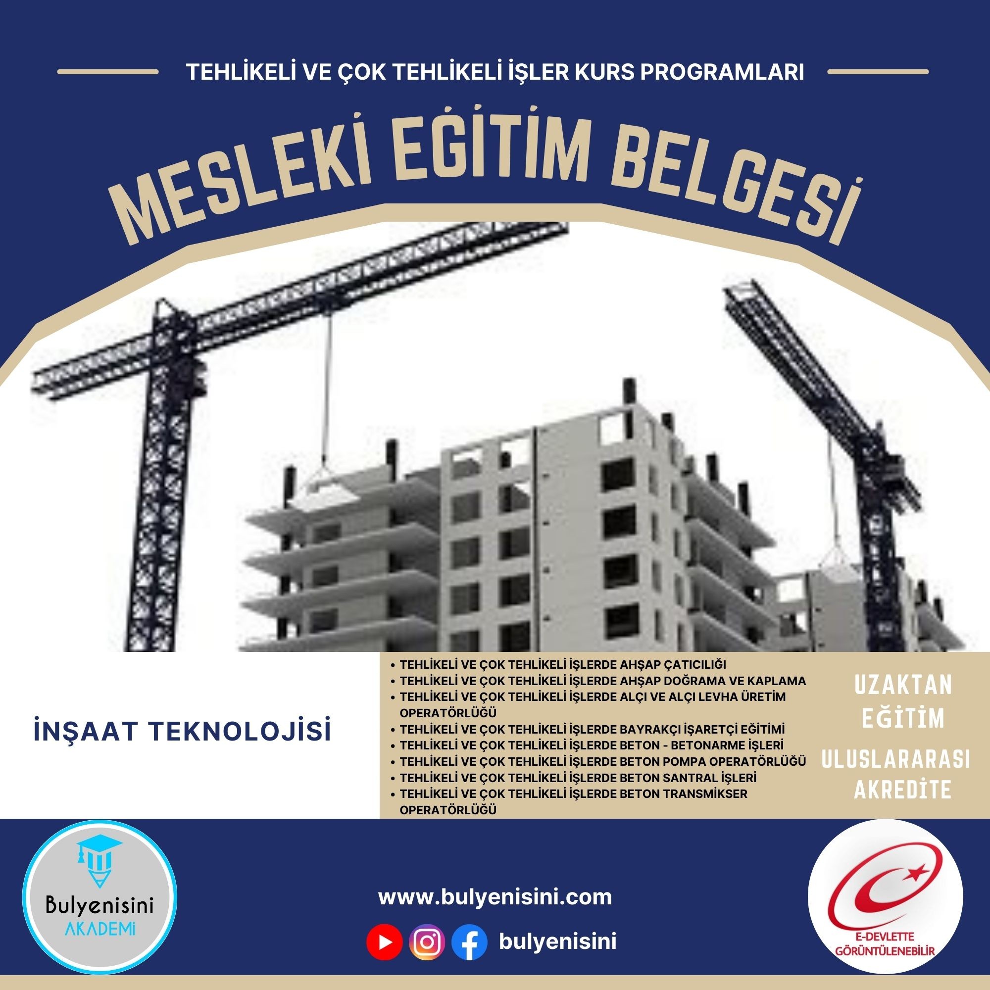 Tehlikeli Ve Çok Tehlikeli İşlerde Topoğrafya Hizmetleri