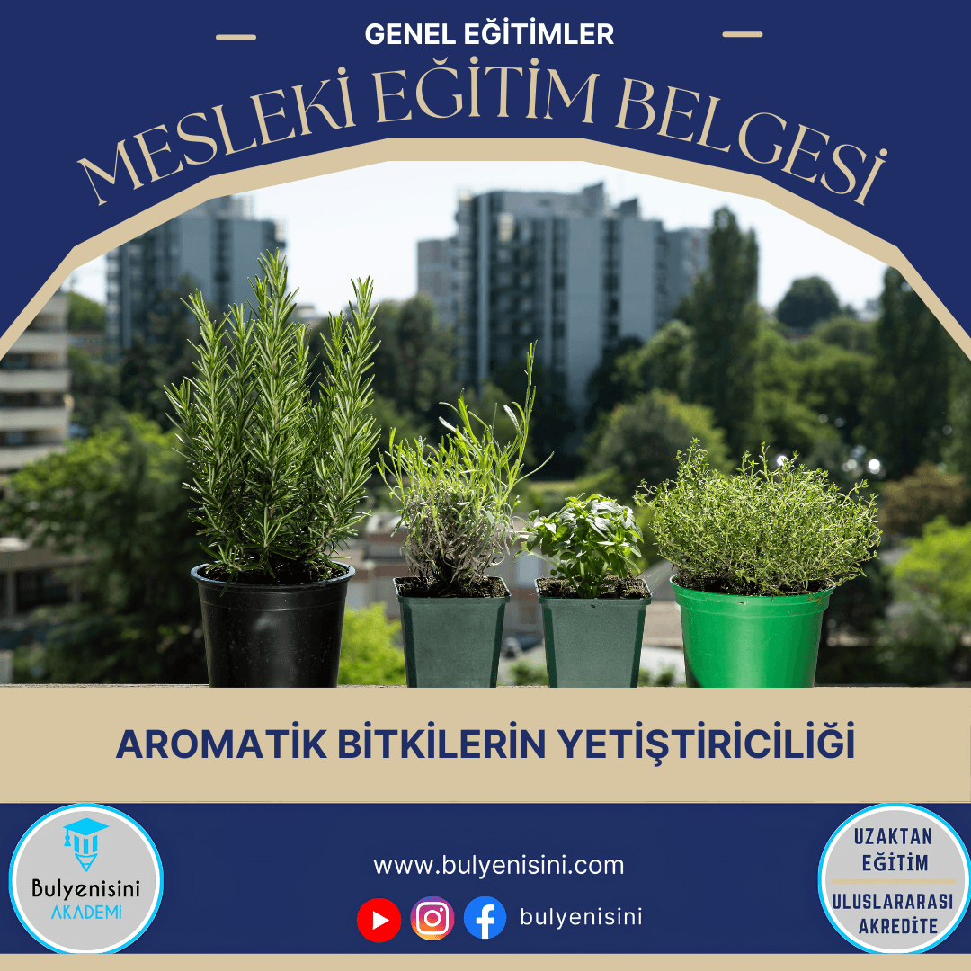 Aromatik Bitkilerin Yetiştiriciliği Sertifika Programı