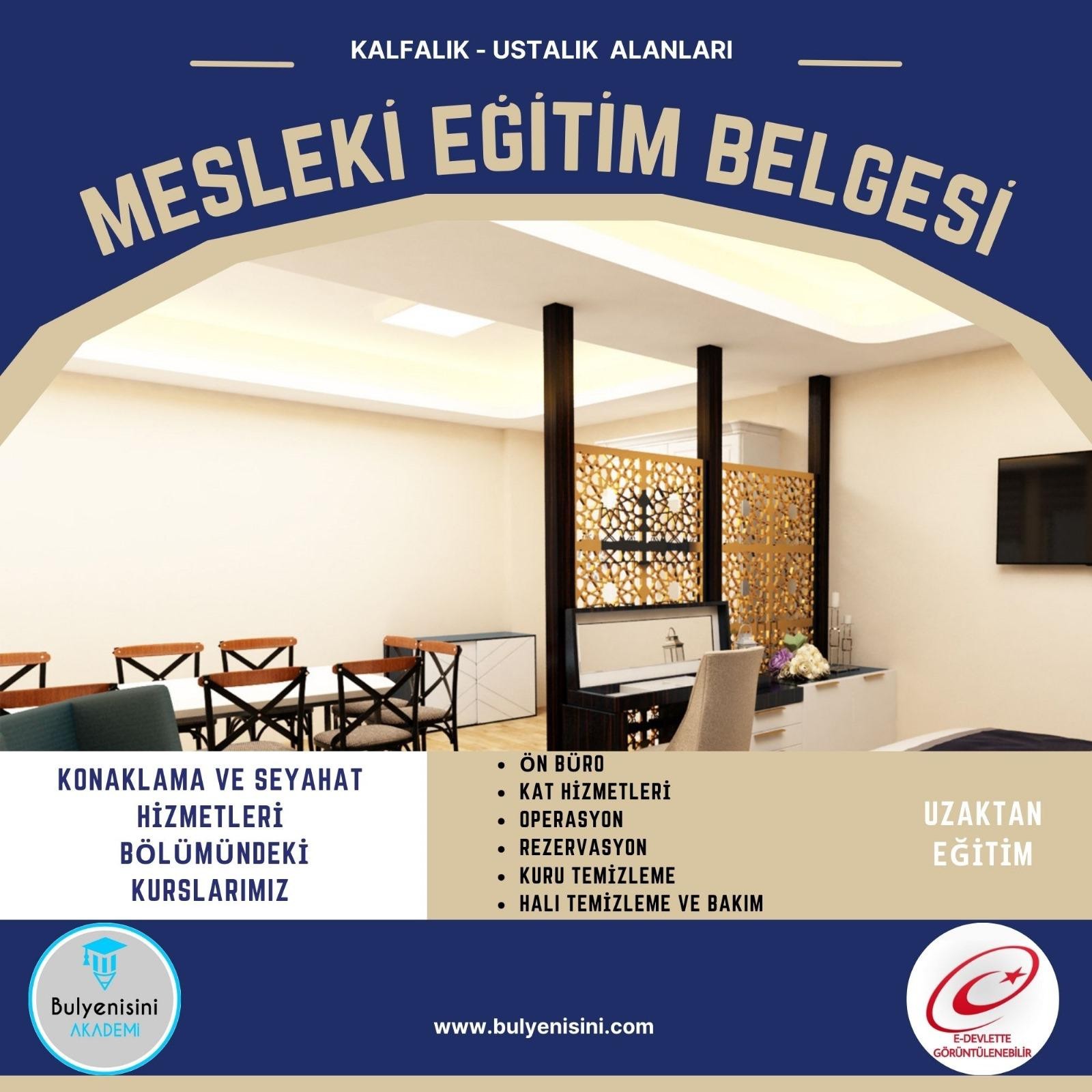 Kuru Temizleme Kalfalık & Ustalık Sertifika ve Eğitim Programı (2 Belge)
