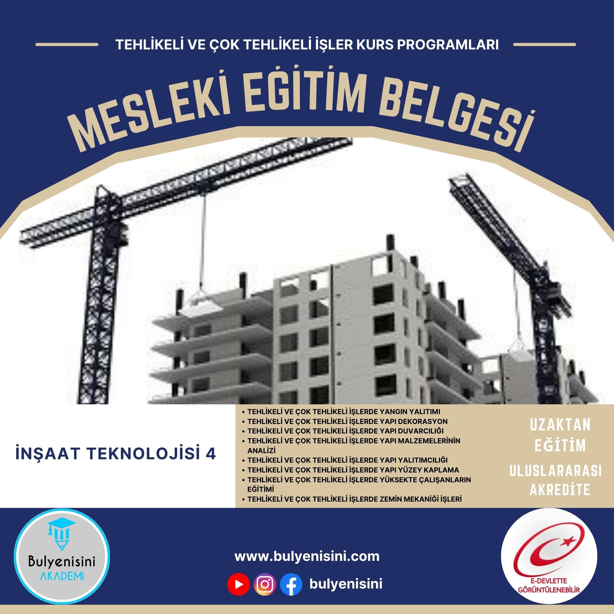 Tehlikeli Ve Çok Tehlikeli İşlerde Ahşap Çatıcılığı