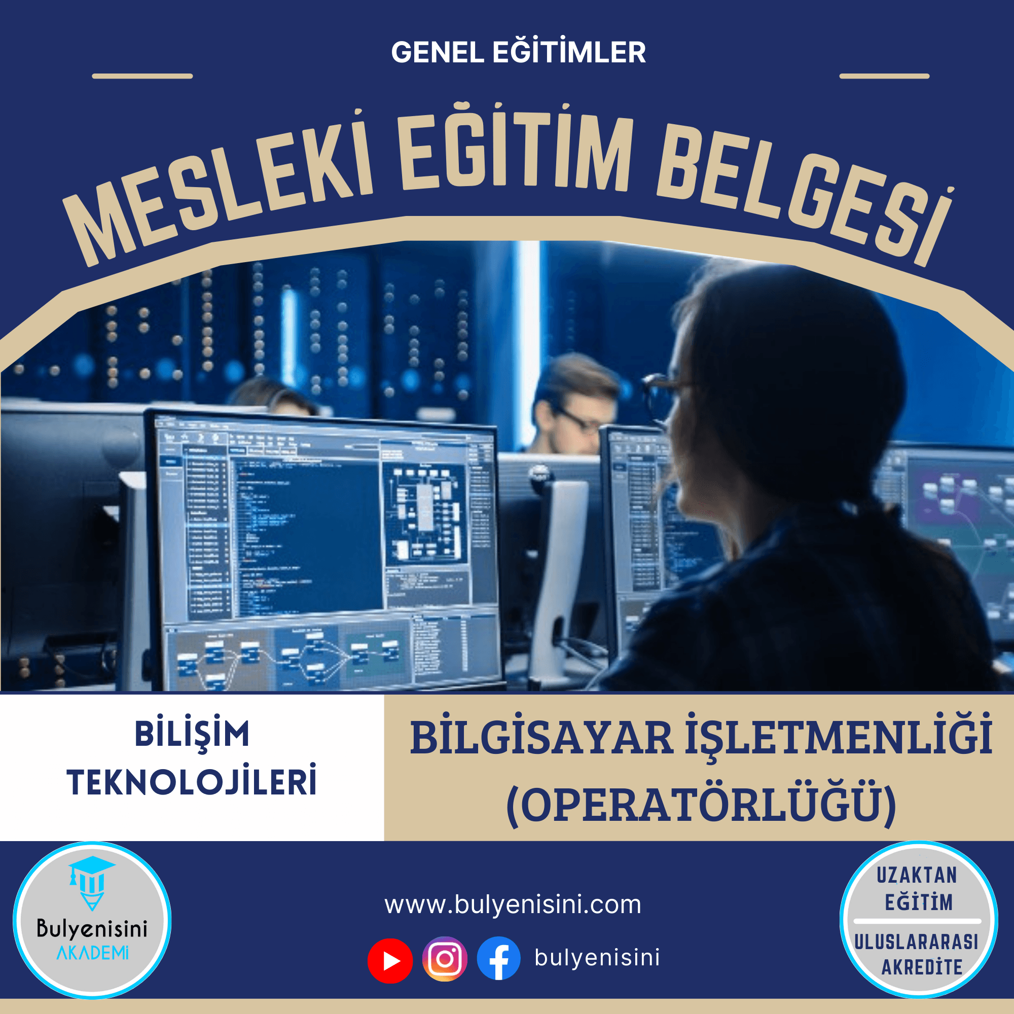 Bilgisayar İşletmenliği (Operatörlüğü) Sertifika Programı