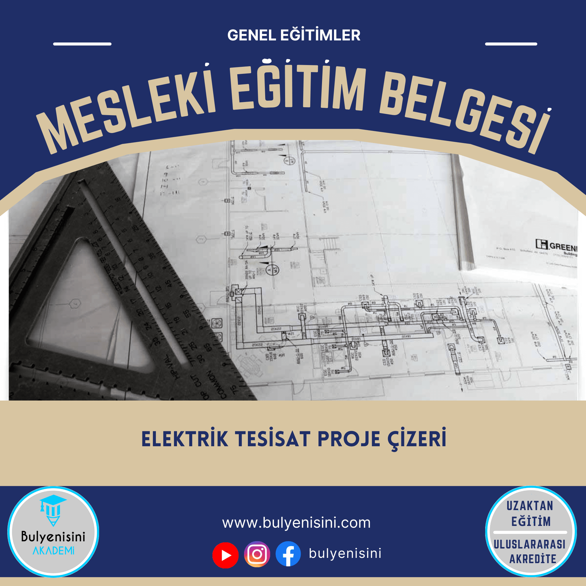 120 Saatlik Elektrik Tesisat Proje Çizeri Eğitimi