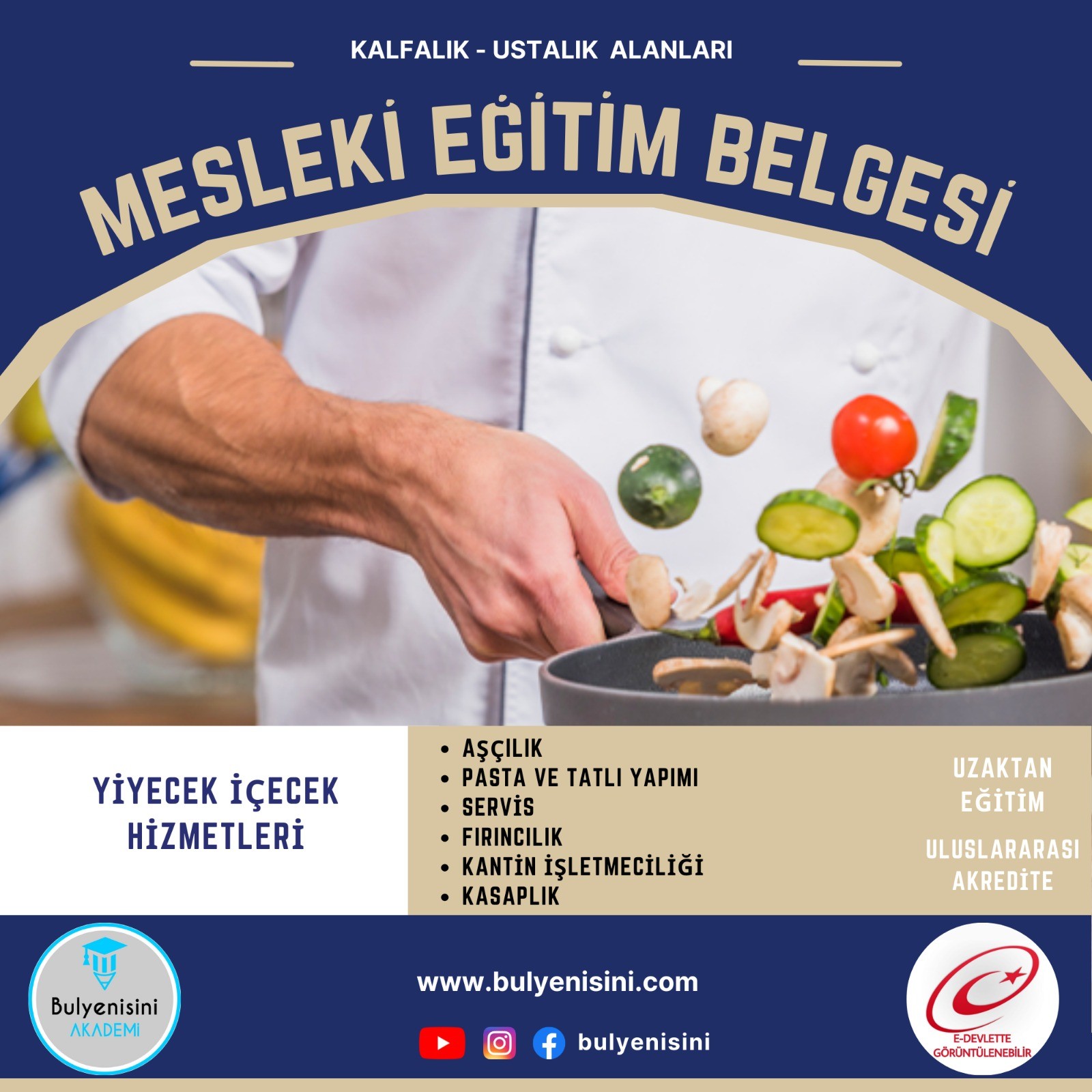 Kantin İşletmeciliği Kalfalık & Ustalık Sertifika ve Eğitim Programı