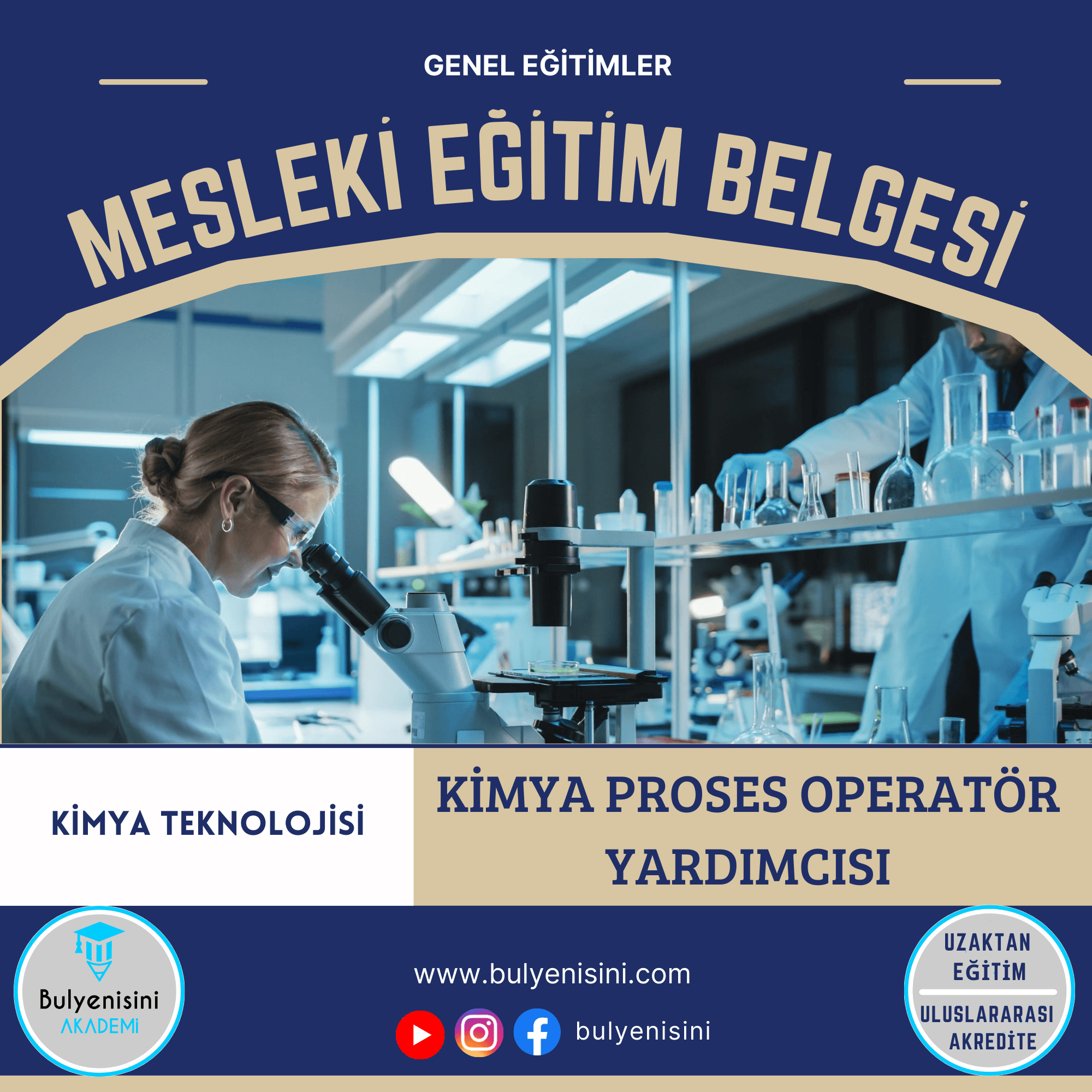 Kimya Proses Operatör Yardımcısı Sertifika Programı