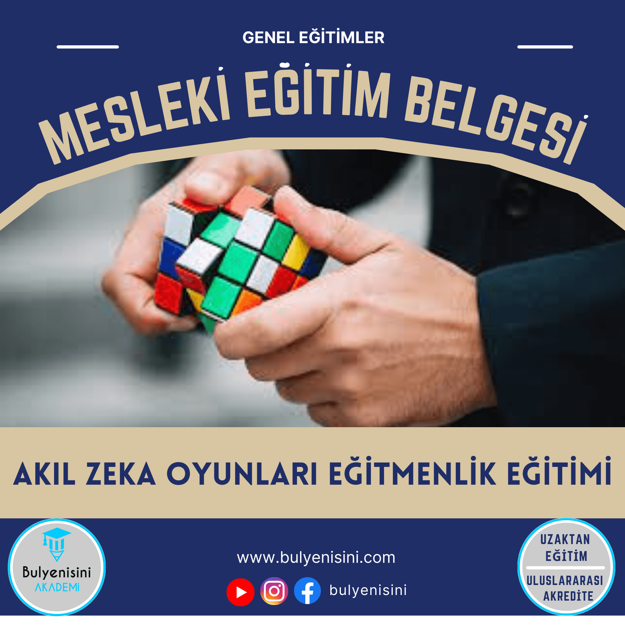 Akıl Zeka Oyunları Eğitmen Eğitimi 160 Saat