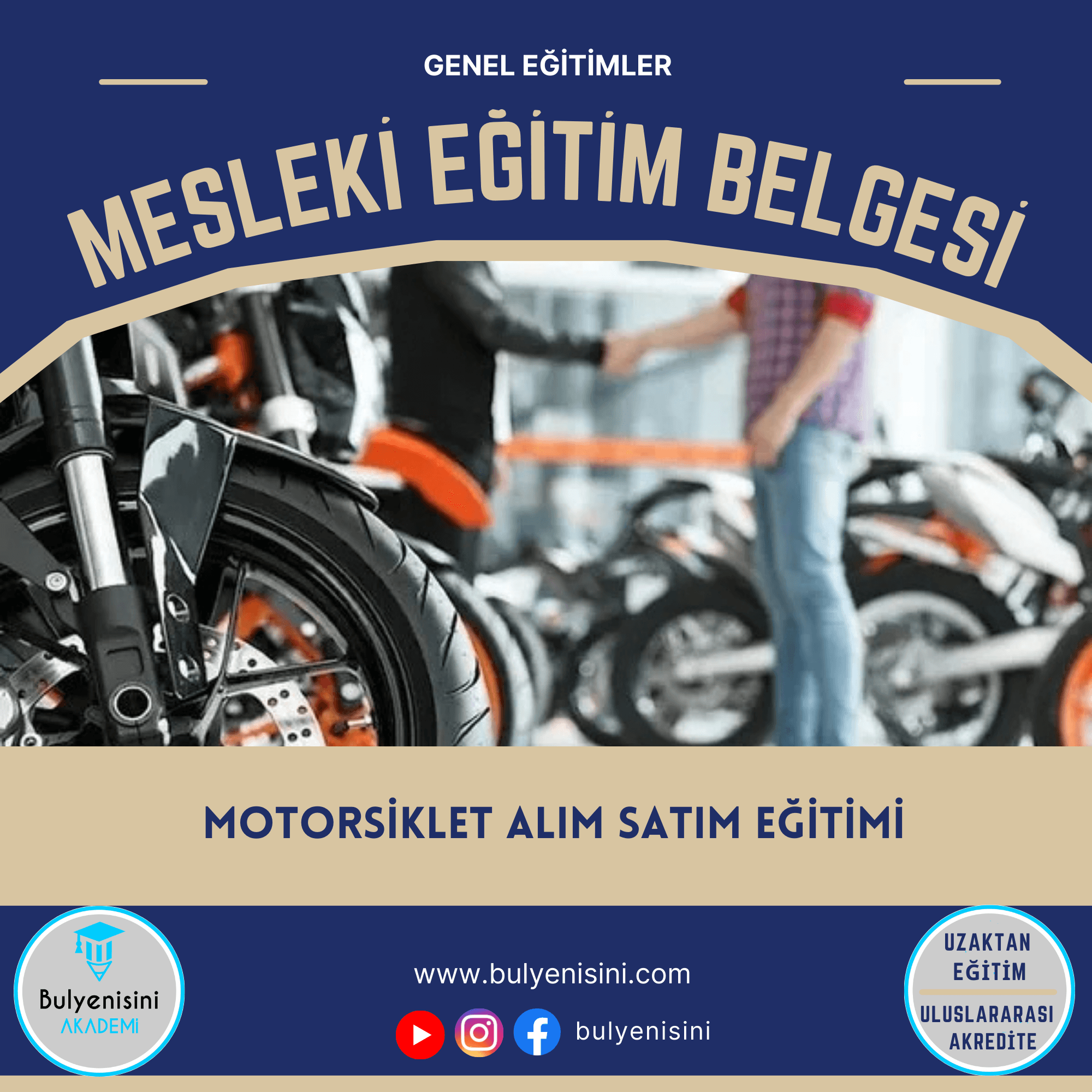 120 Saat MOTORSİKLET ALIM SATIM EĞİTİMİ