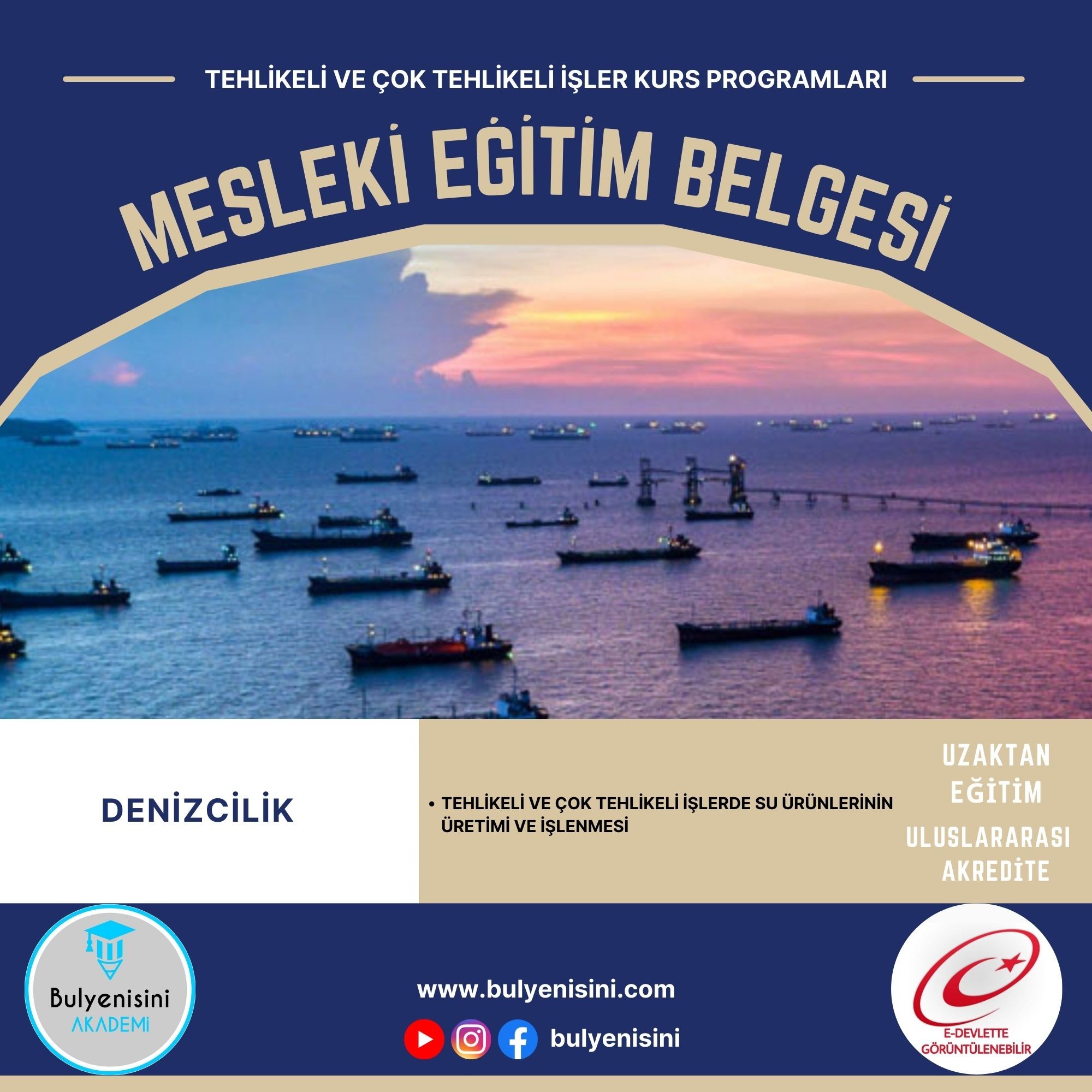 Tehlikeli Ve Çok Tehlikeli İşlerde Su Ürünlerinin Üretimi Ve İşlenmesi