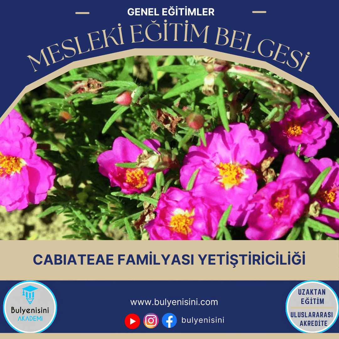 Cabiateae Familyası Yetiştiriciliği Sertifika Programı