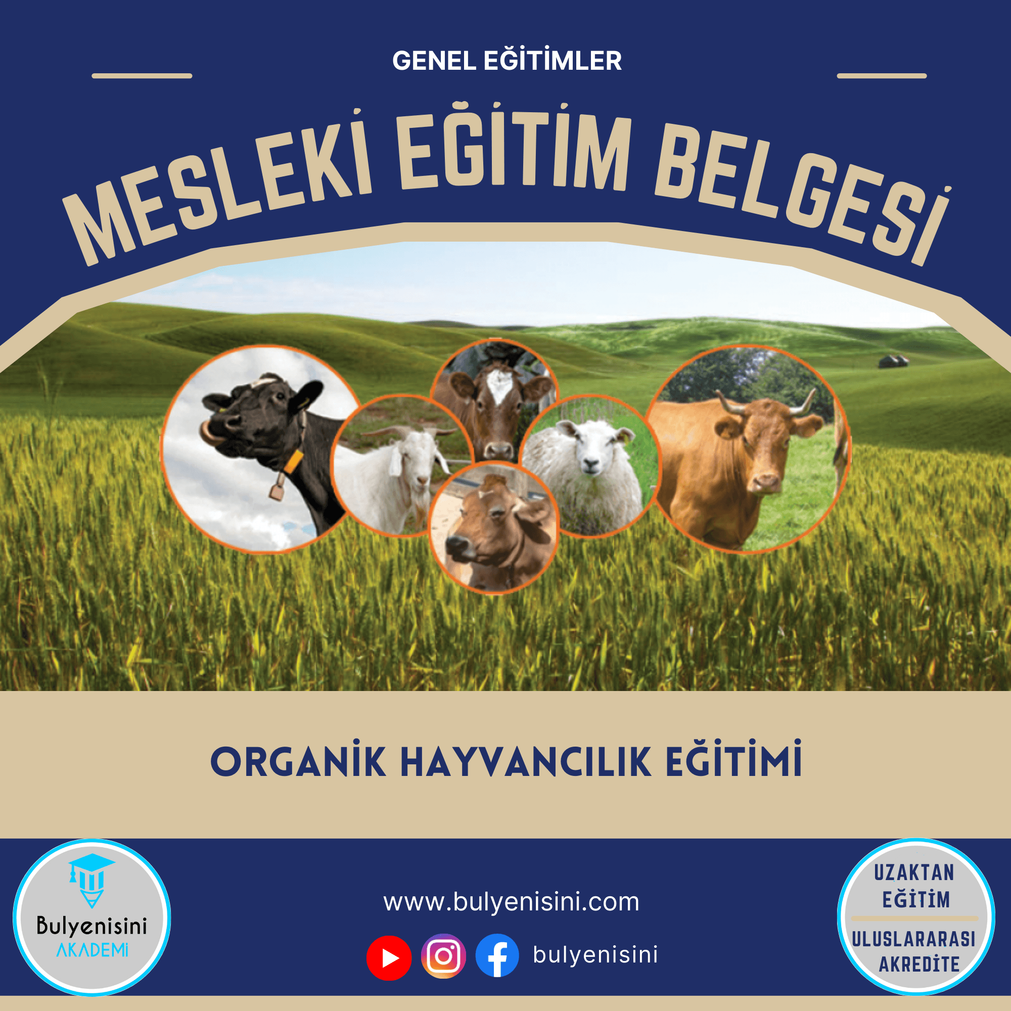 120 Saatlik Organik Hayvancılık Eğitimi
