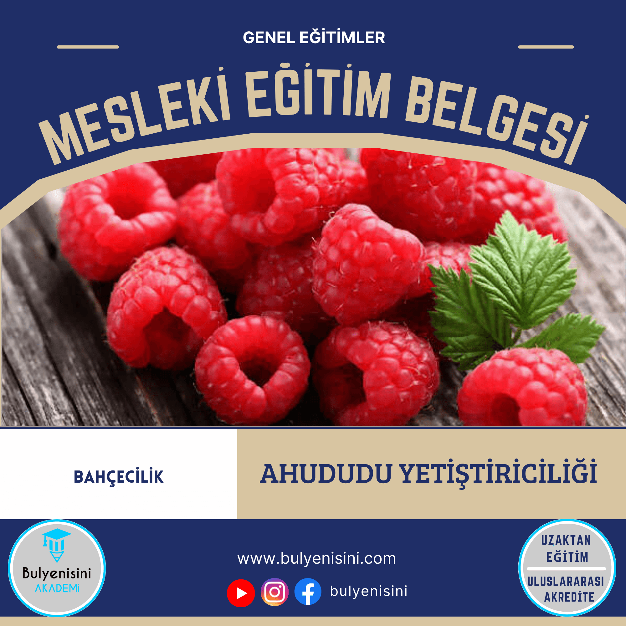 Ahududu Yetiştiriciliği Sertifika Programı