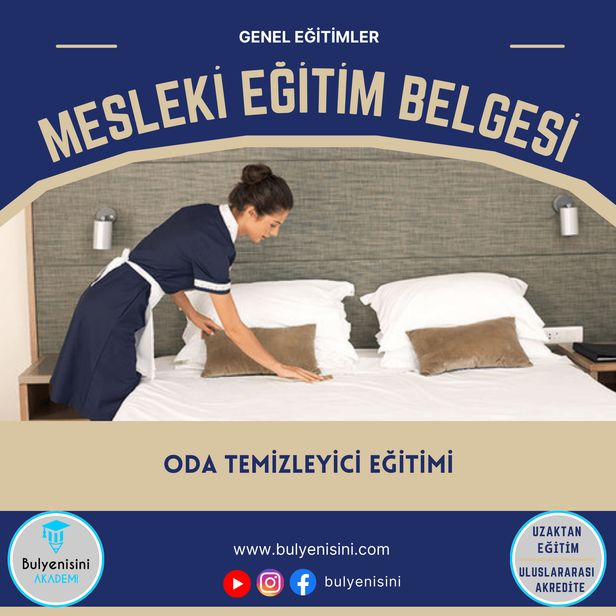 120 Saatlik Oda Temizleyici Eğitimi