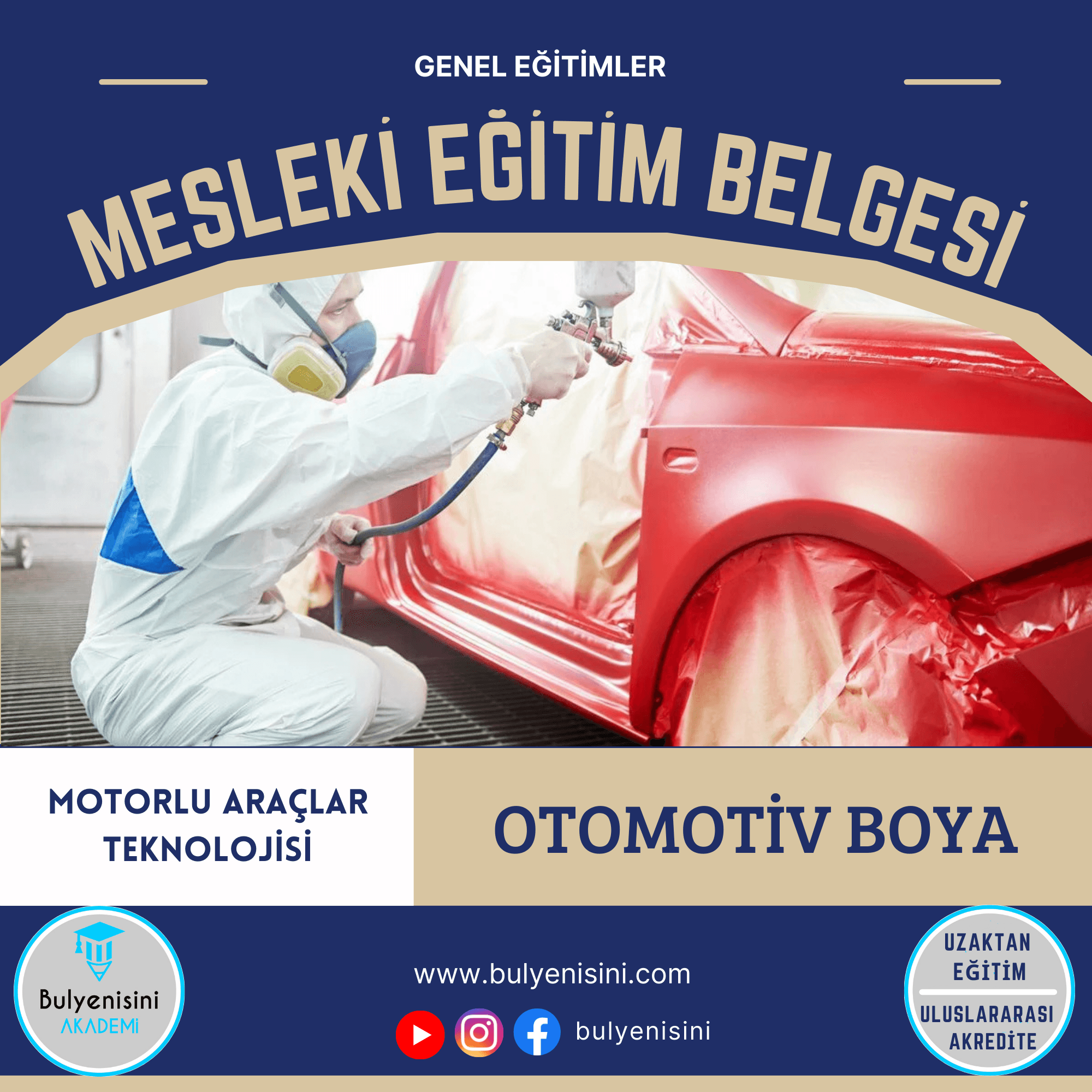 Tehlikeli Ve Çok Tehlikeli İşlerde Otomotiv Boyacısı