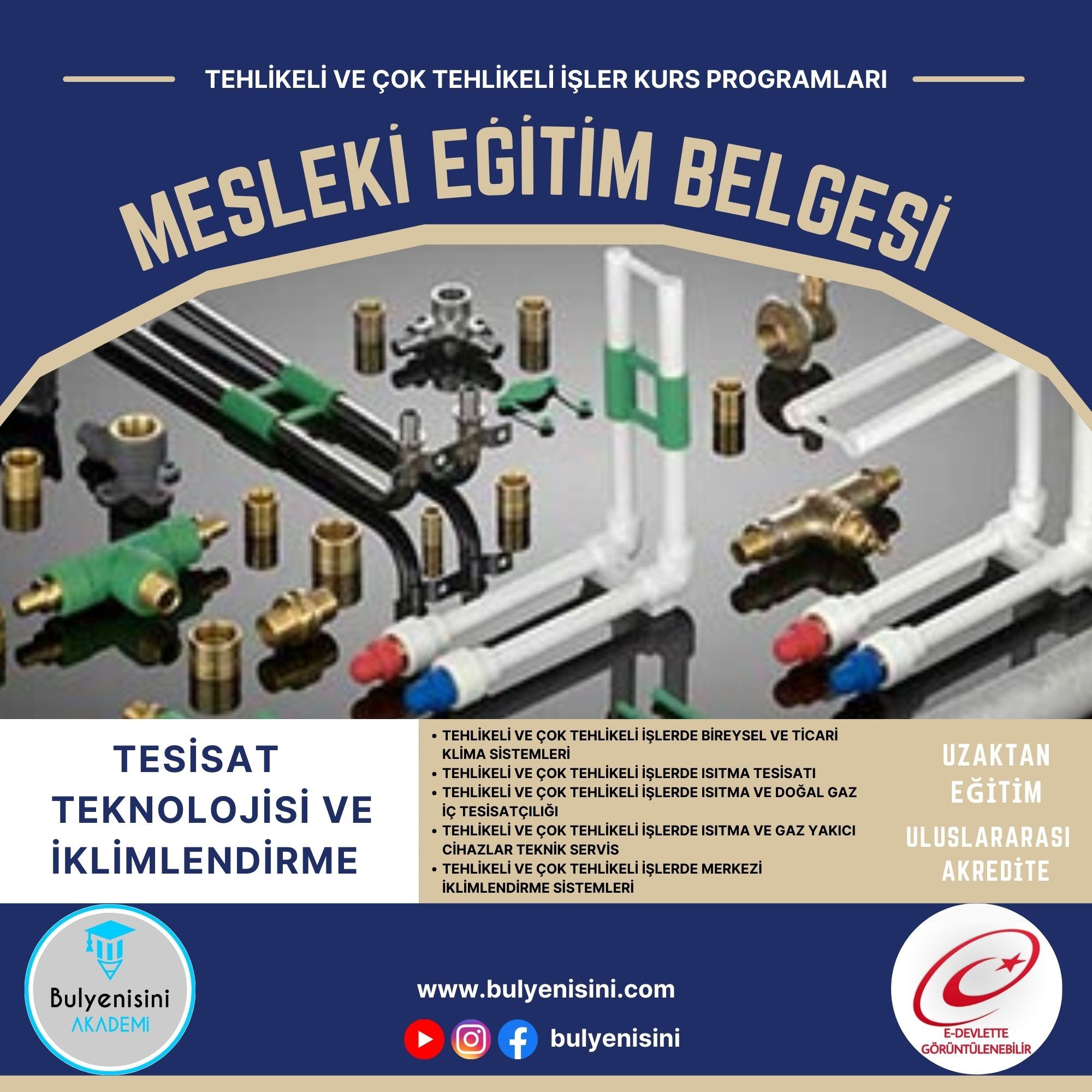 40 SAAT ISITMA VE GAZ YAKICI CİHAZLAR TEKNİK SERVİS EĞİTİMİ - TÇTİ