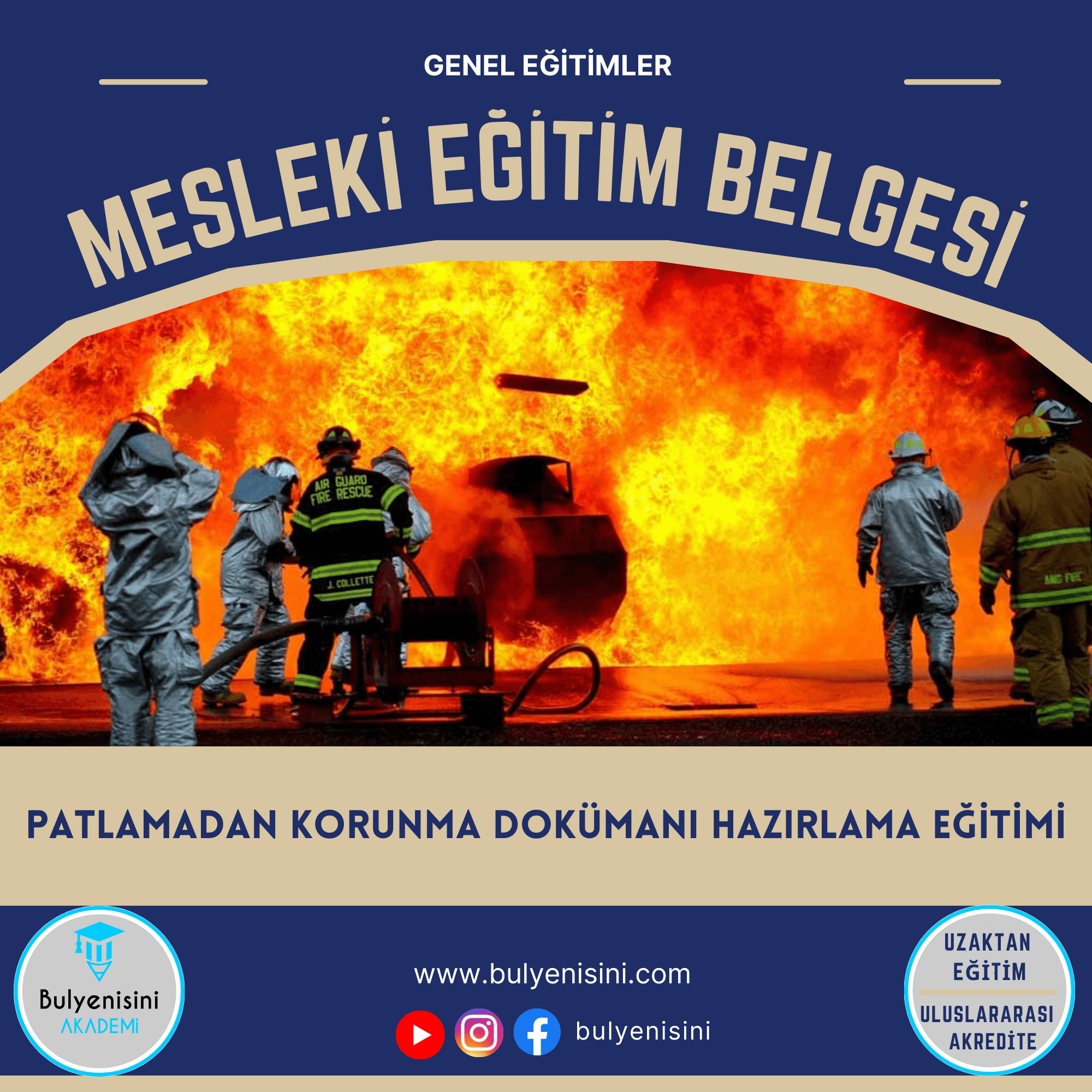 16 Saatlik Patlamadan Korunma Dokümanı Hazırlama Eğitimi