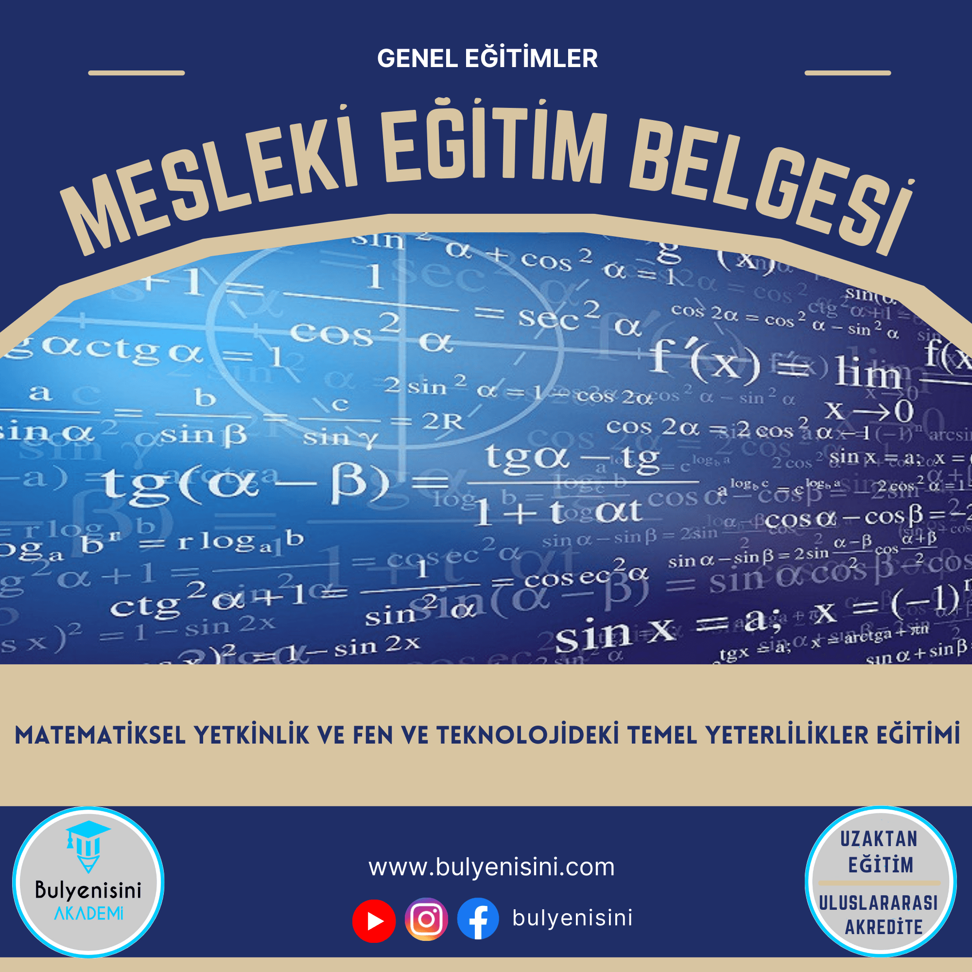 144 Saatlik Matematiksel Yetkinlik Ve Fen Ve Teknolojideki Temel Yeterlilikler Eğitimi