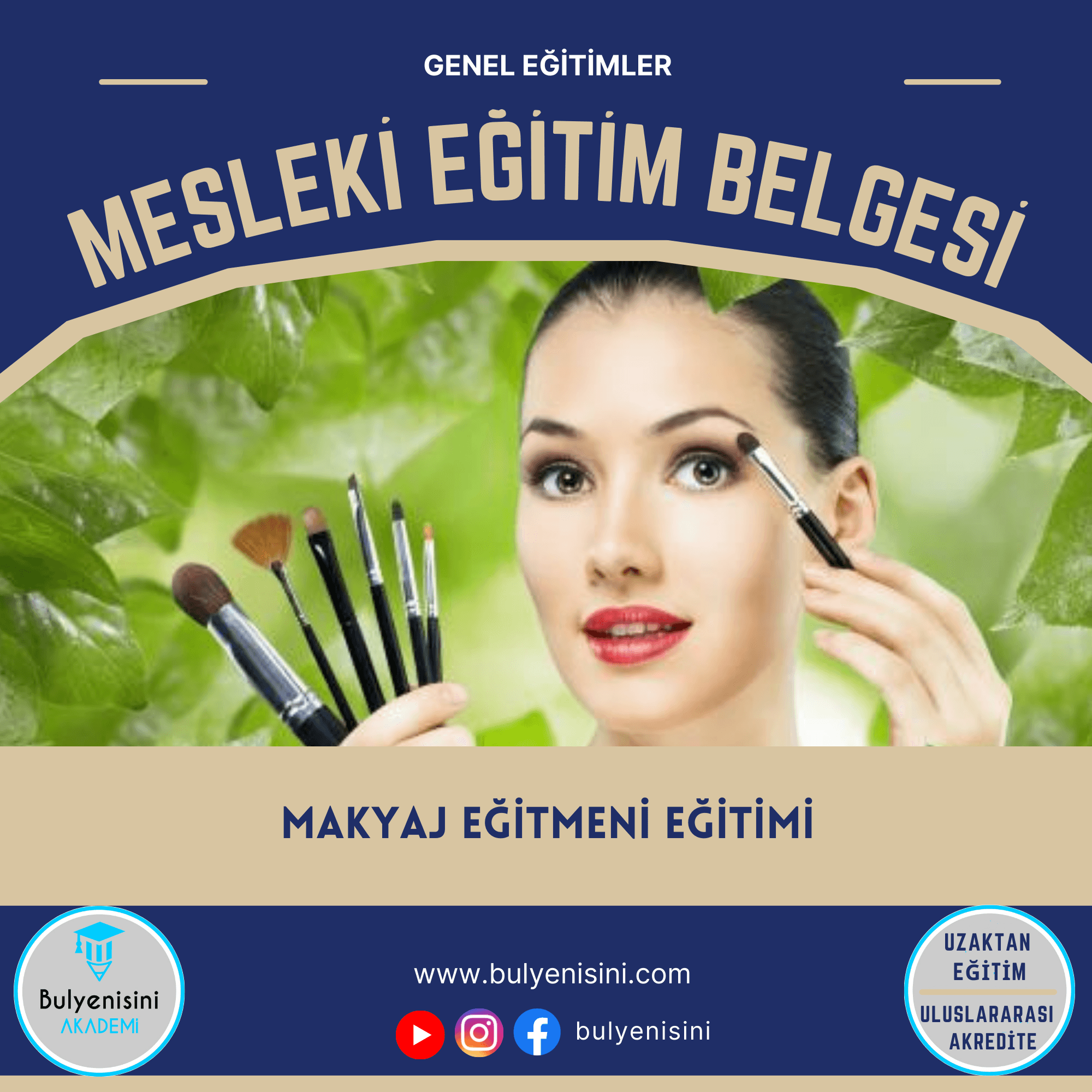 120 Saat MAKYAJ EĞİTMENİ EĞİTİMİ