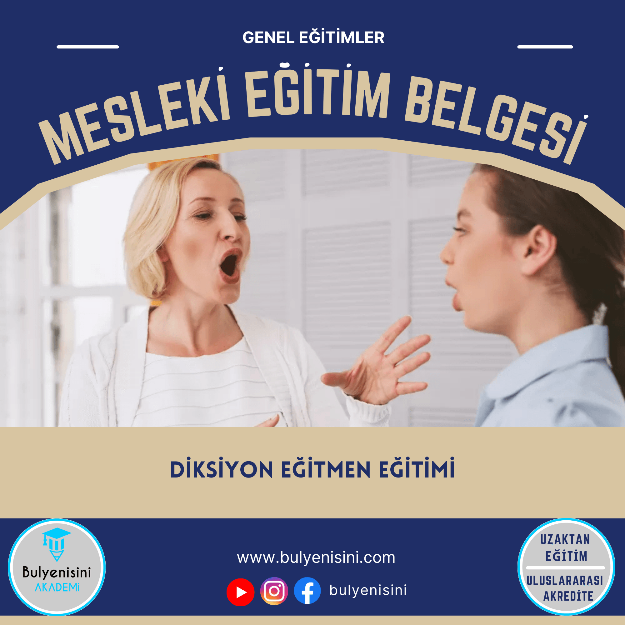 Diksiyon Eğitmen Eğitimi 160 Saat