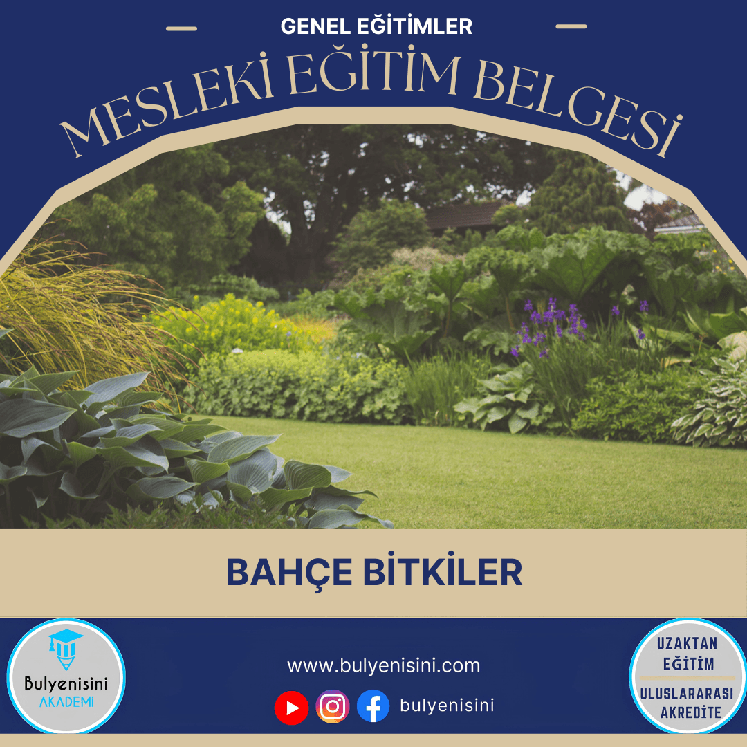 Bahçe Bitkiler Kalfalık & Ustalık Sertifika ve Eğitim Programı (2 Belge)