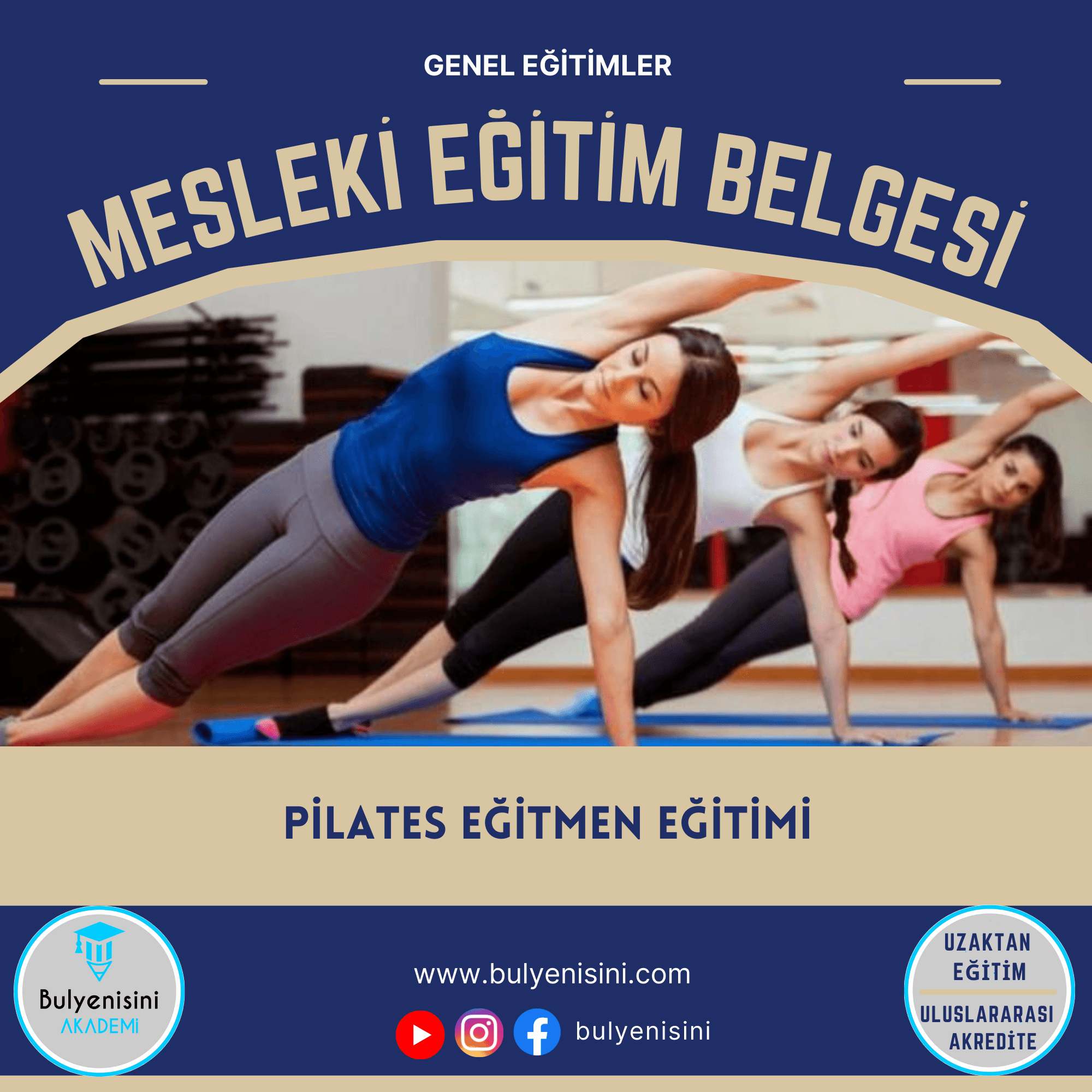 96 Saatlik Pilates Eğitmenliği Eğitimi