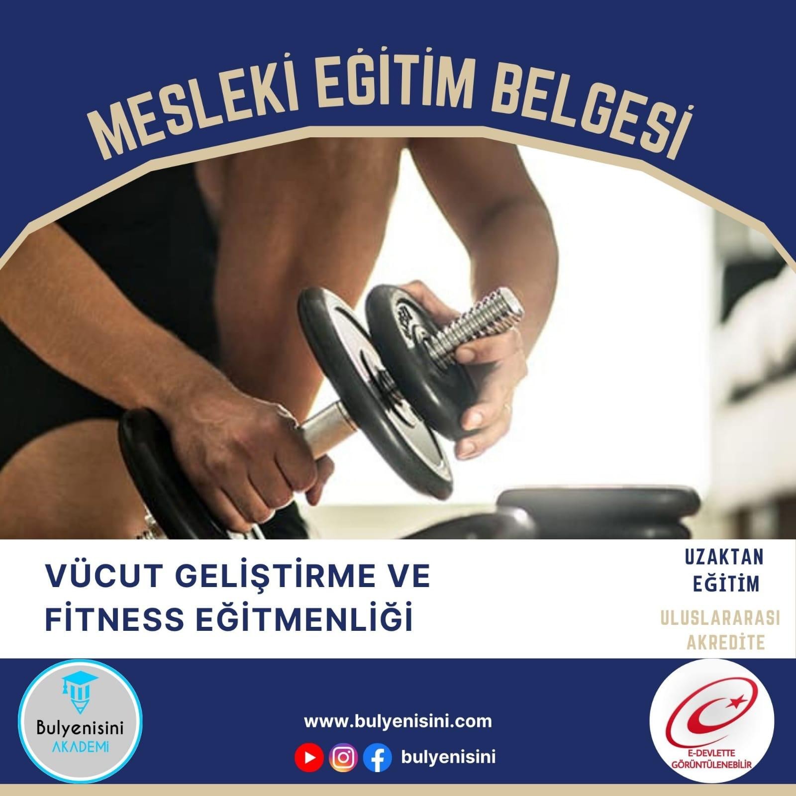 Vücut Geliştirme Ve Fitness Kurs Programı Hayat Boyu Öğrenme&Sertifika Programı