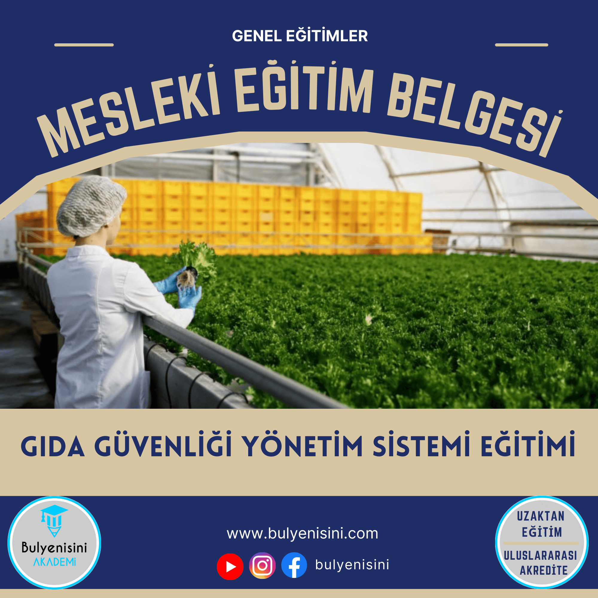 Iso 22000 Gıda Güvenliği Yönetim Sistemi Eğitimi