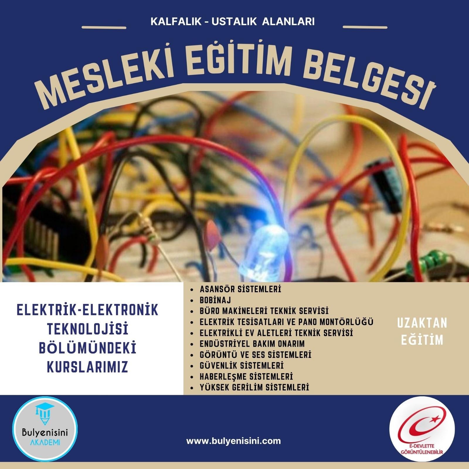 Asansör Sistemleri Kalfalık & Ustalık Sertifika ve Eğitim Programı (2 Belge)