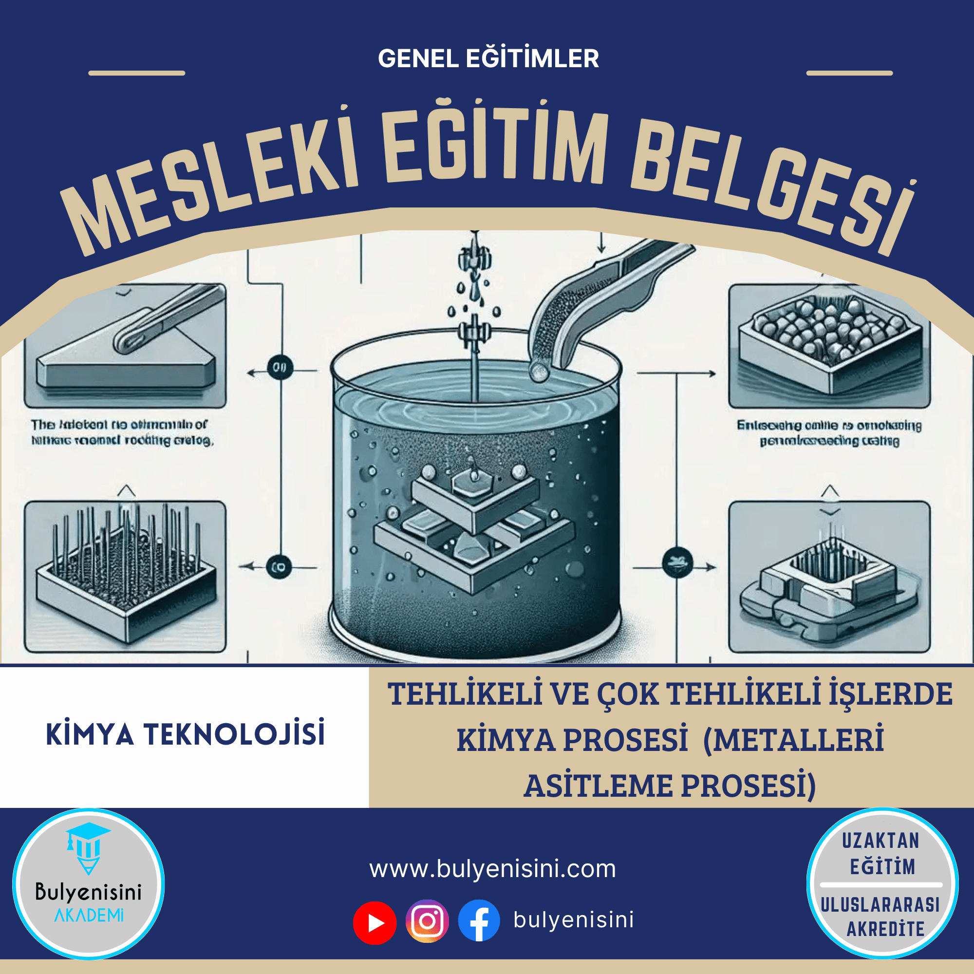 40 SAAT KİMYA PROSESİ (METALLERİ ASİTLEME PROSESİ) - TÇTİ