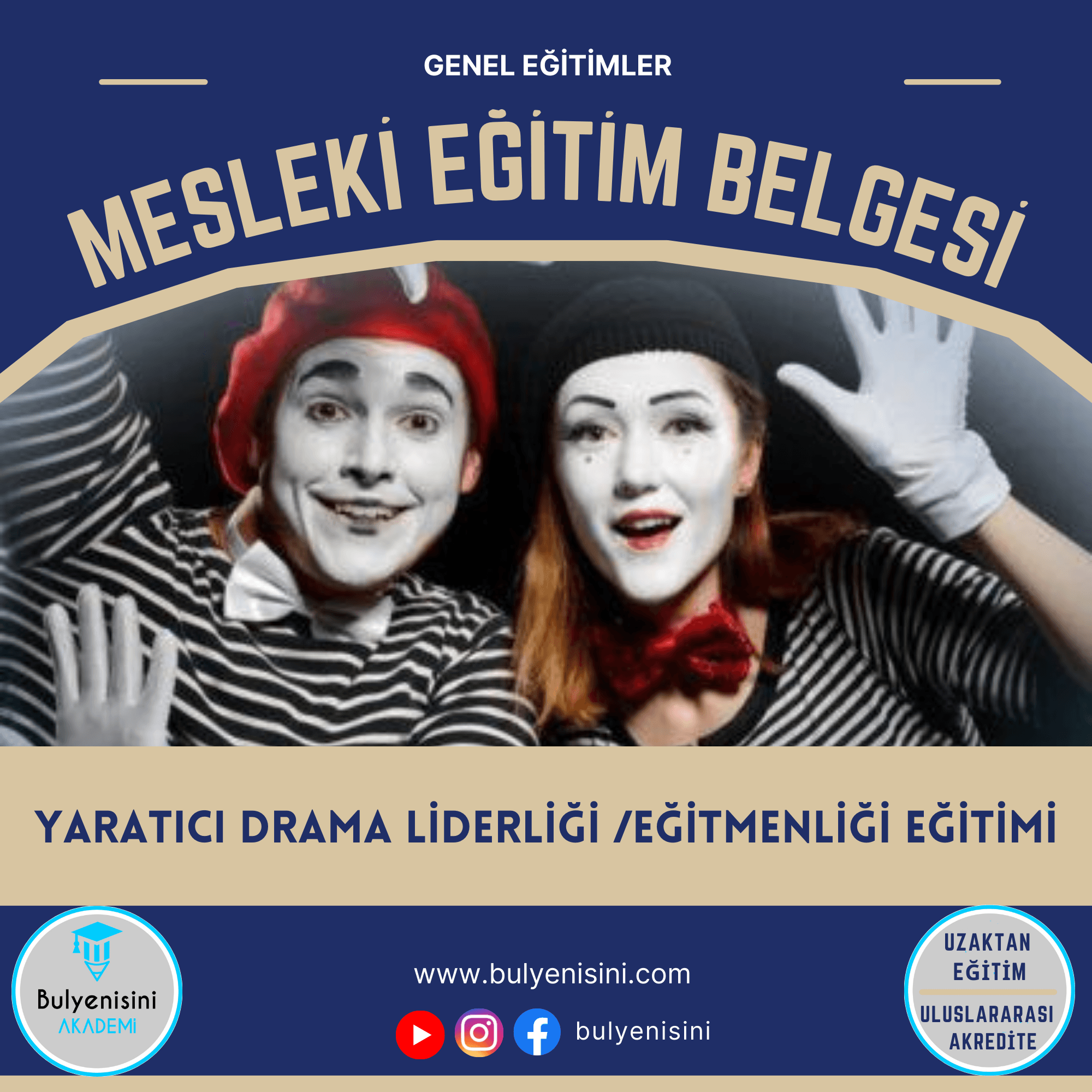 YARATICI DRAMA LİDERLİĞİ /EĞİTMENLİĞİ EĞİTİMİ