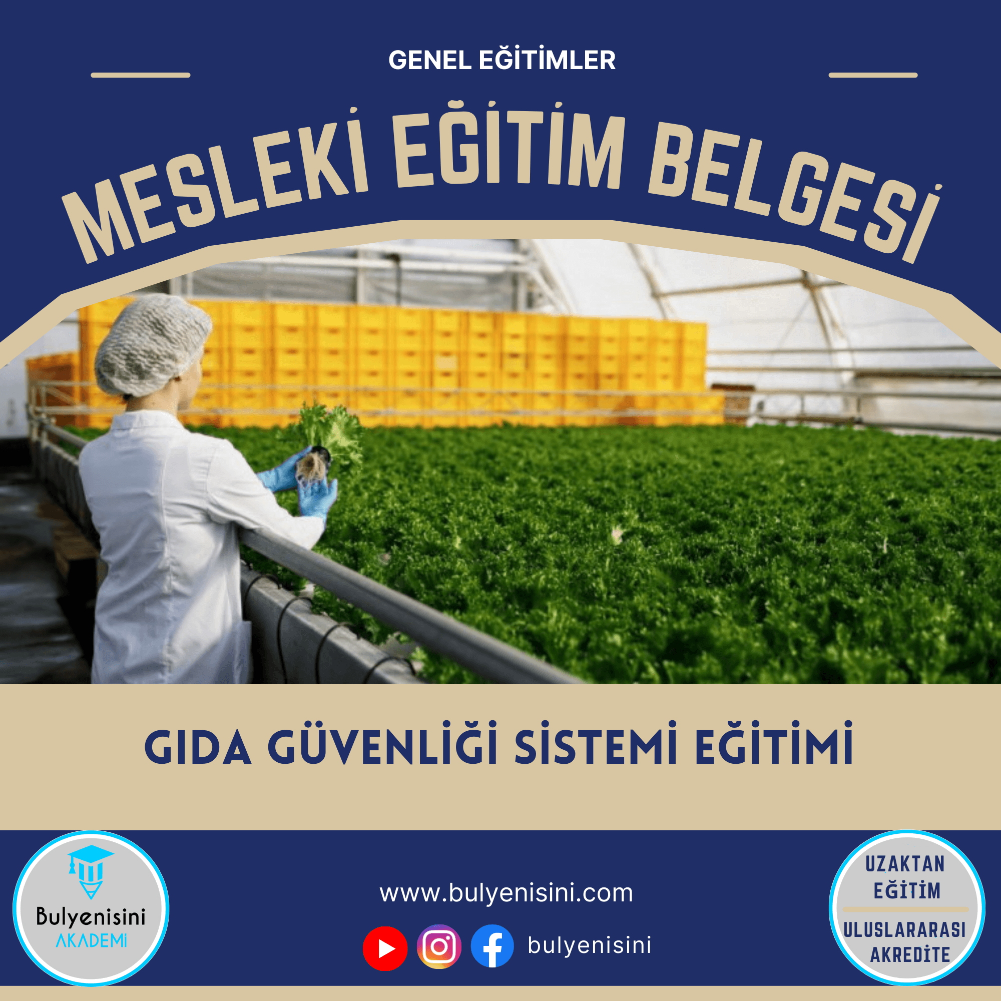 Haccp Sertifikası: Gıda Güvenliği Sistemi Eğitimi | Haccp Certificate: Food Safety System Training