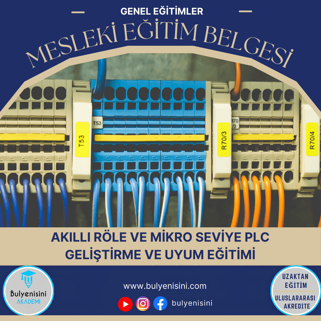 76 SAATLİK AKILLI RÖLE VE MİKRO SEVİYE PLC GELİŞTİRME VE UYUM EĞİTİMİ