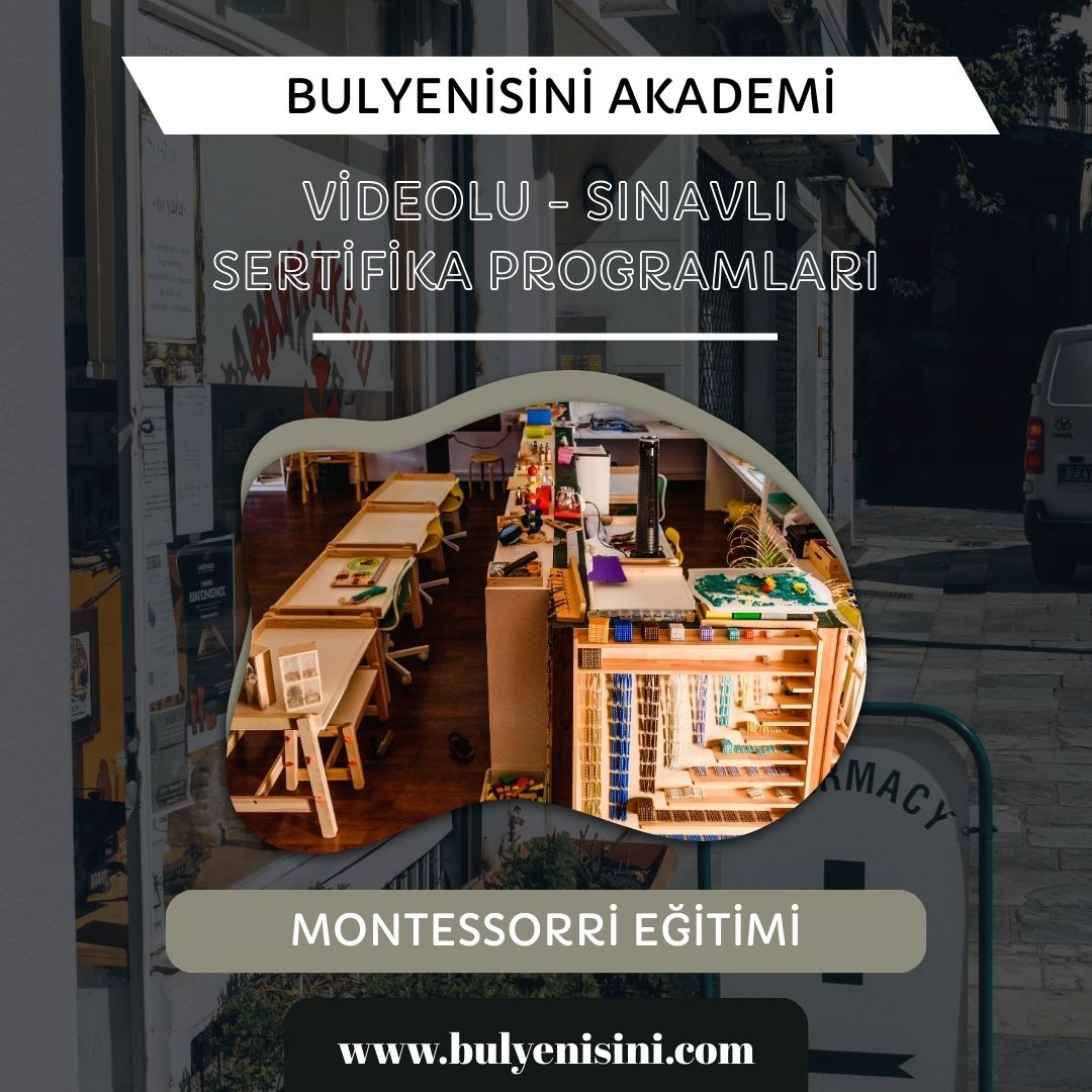 Çevrimiçi Sınavlı Montessori Eğitimi