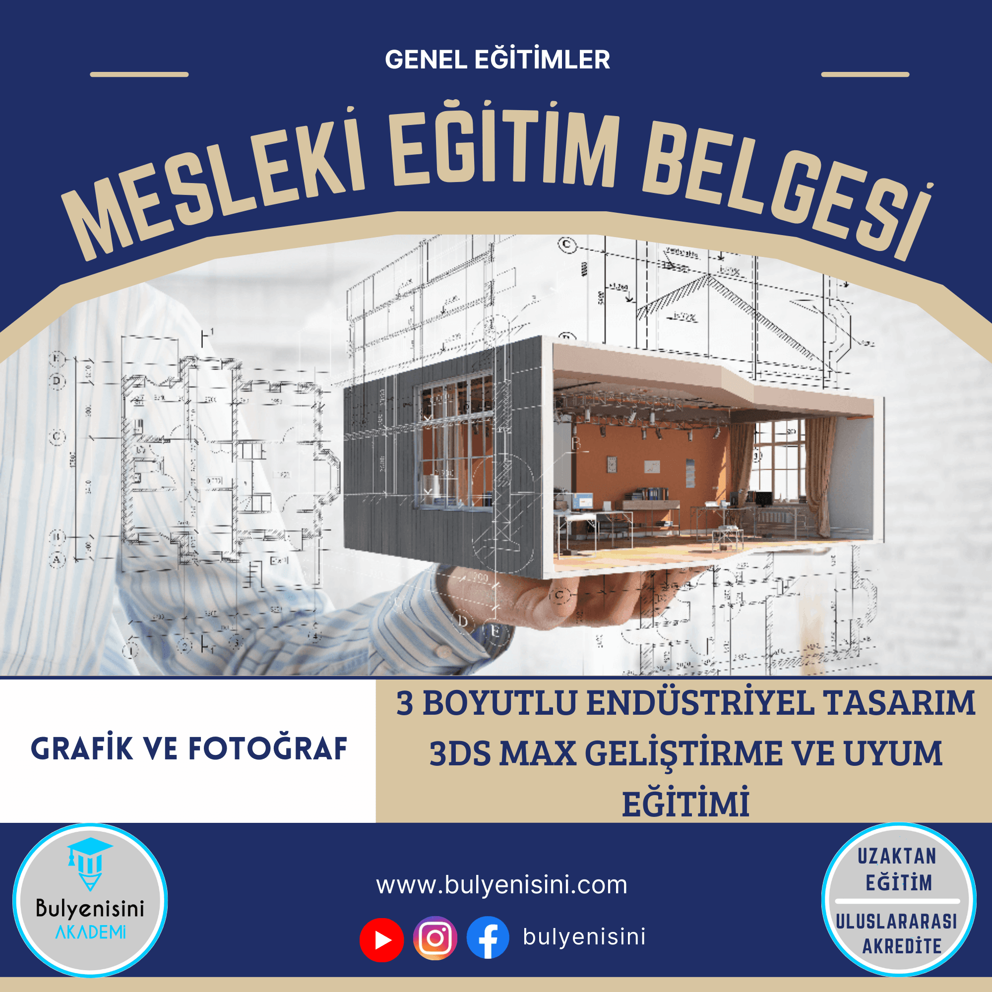 3 Boyutlu Endüstriyel Tasarım 3ds Max Geliştirme Ve Uyum Eğitimi