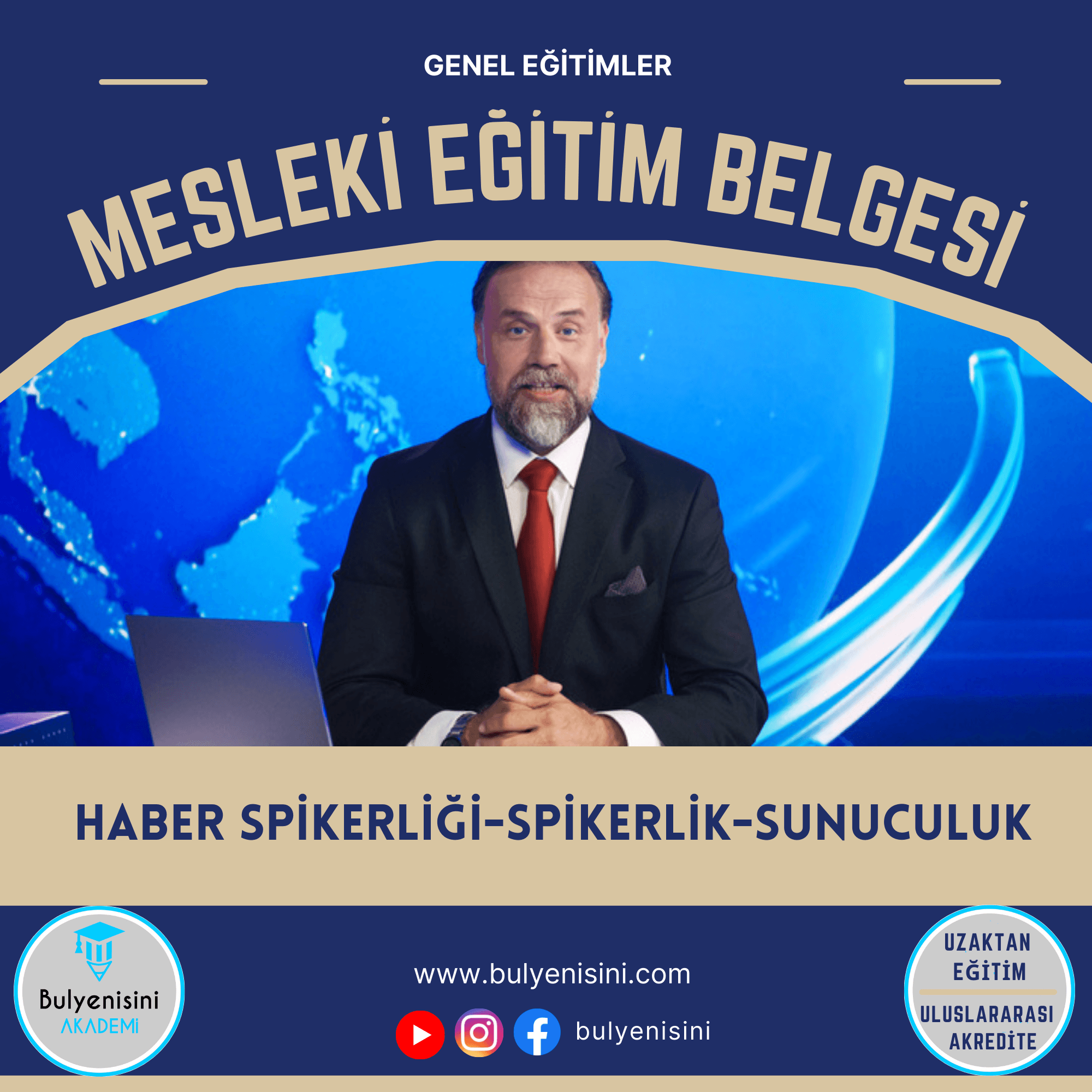 Haber Spikerliği-Spikerlik-Sunuculuk Sertifika Programı