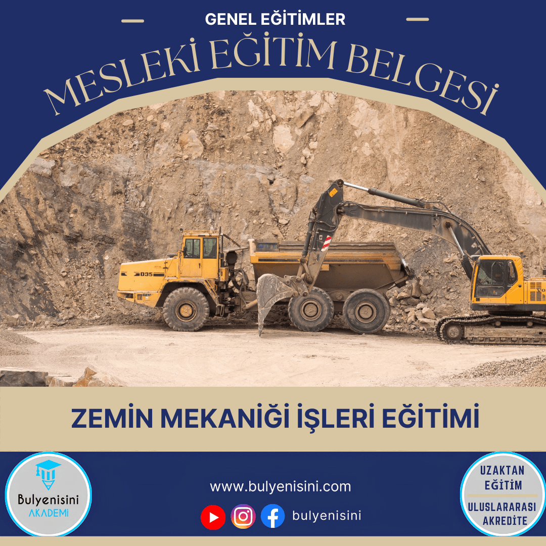 Tehlikeli Ve Çok Tehlikeli İşlerde Zemin Mekaniği İşleri