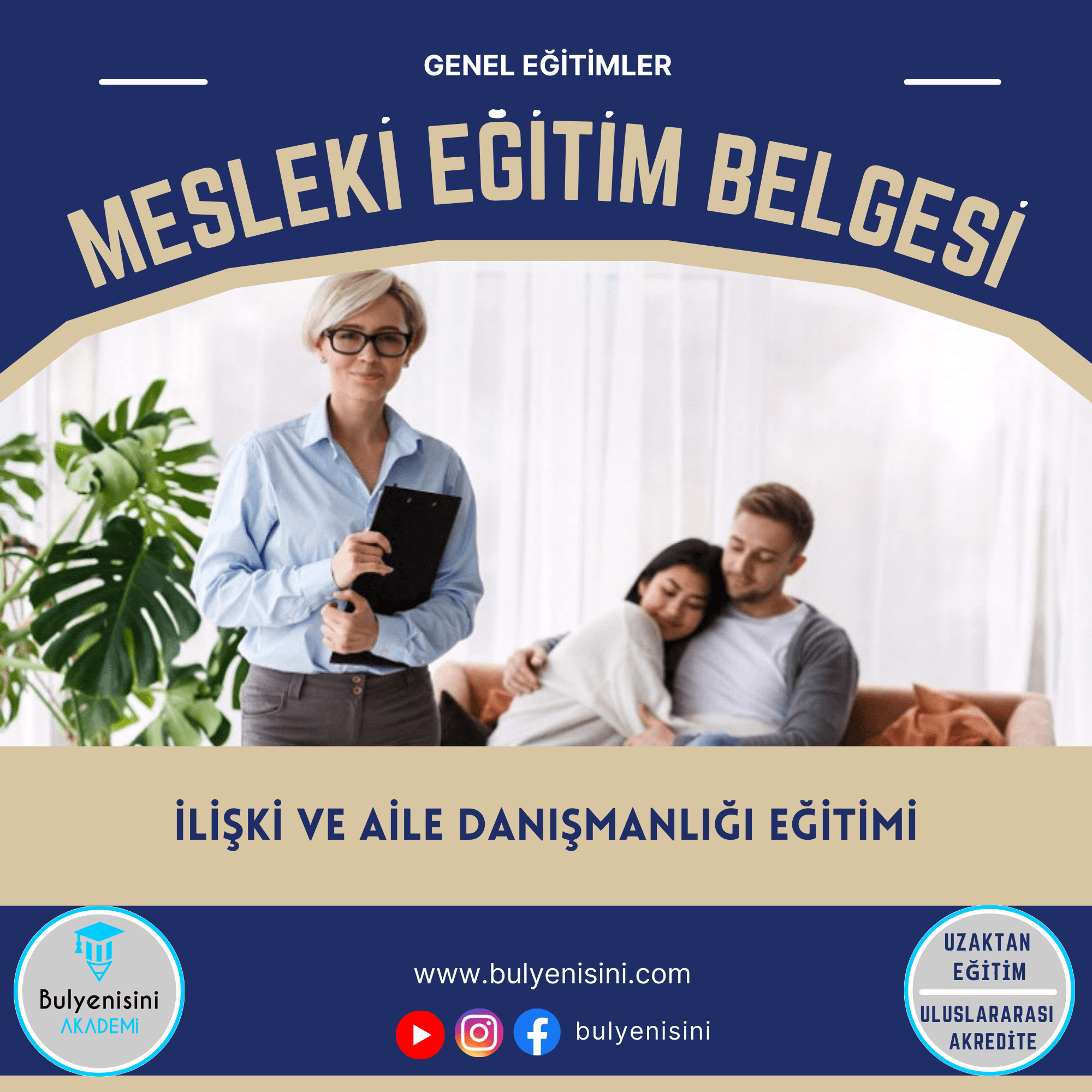 İlişki Ve Aile Danışmanlığı Eğitimi 120 Saat