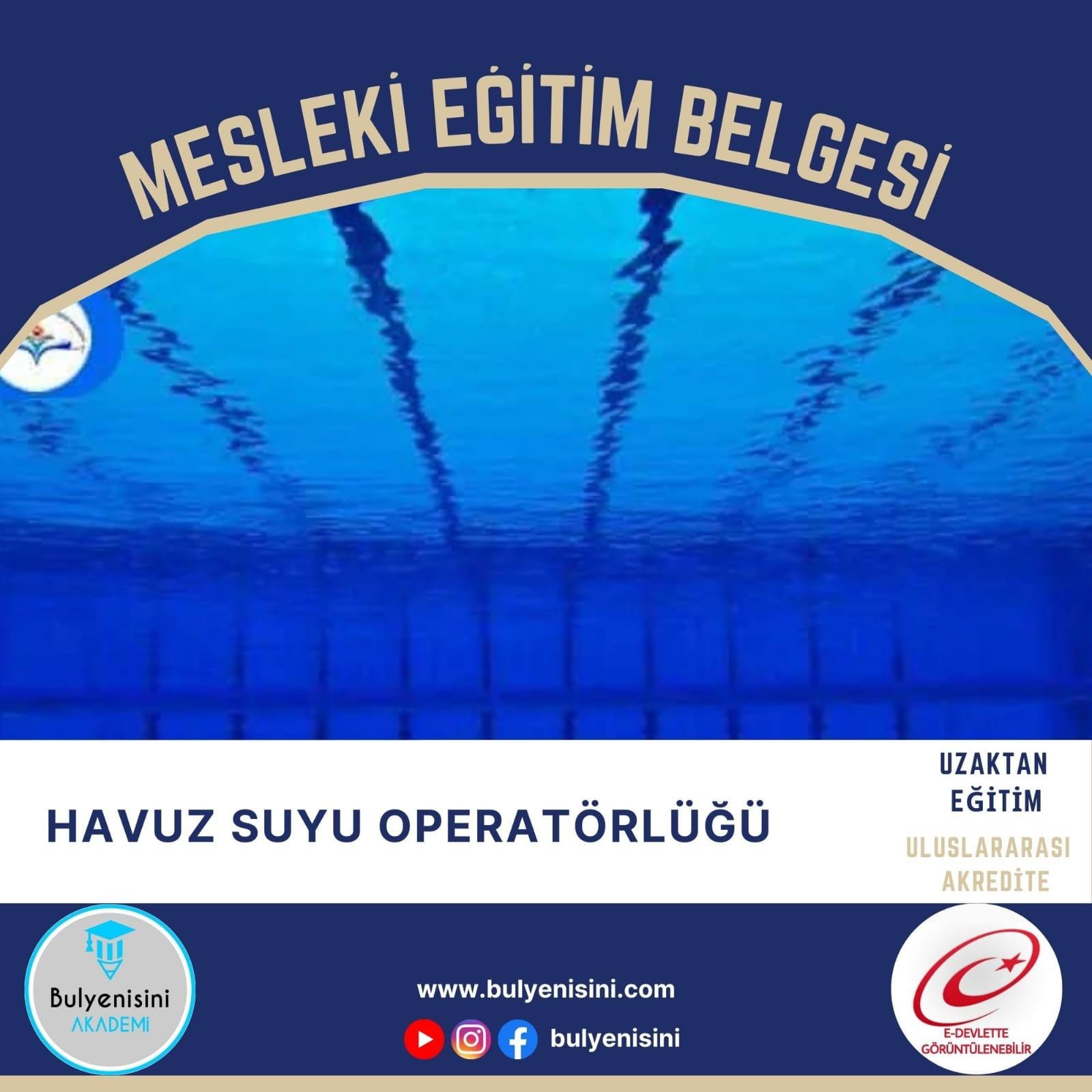 132 SAAT HAVUZ SUYU OPERATÖRLÜĞÜ EĞİTİM