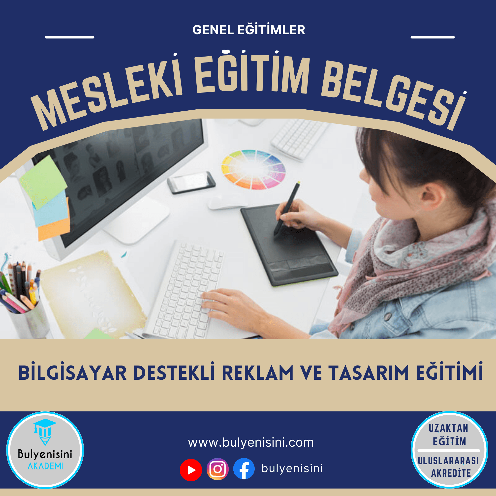 120 Saatlik Bilgisayar Destekli Reklam Ve Tasarım Eğitimi