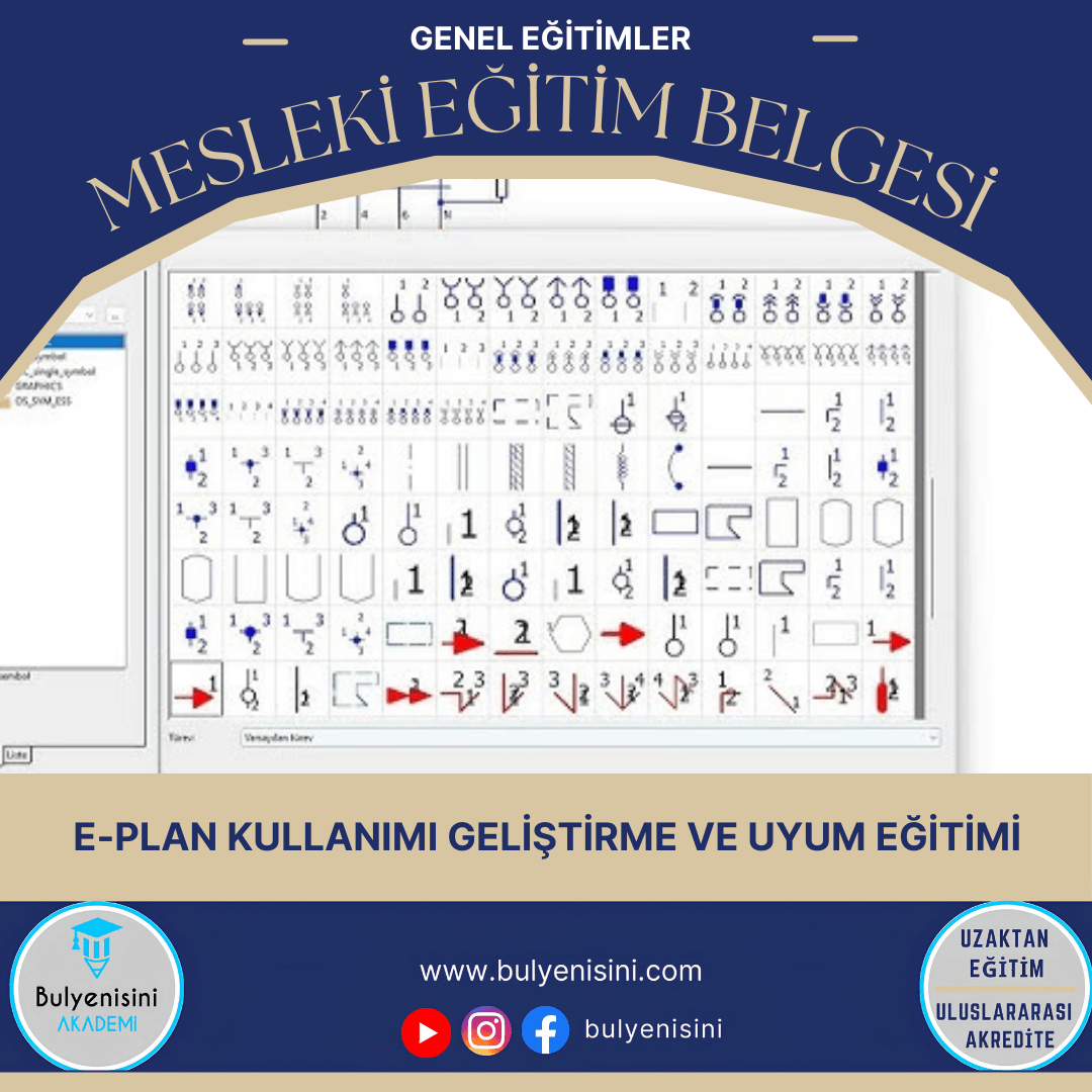 E-Plan Kullanımı Geliştirme Ve Uyum Eğitimi Sertifika Programı
