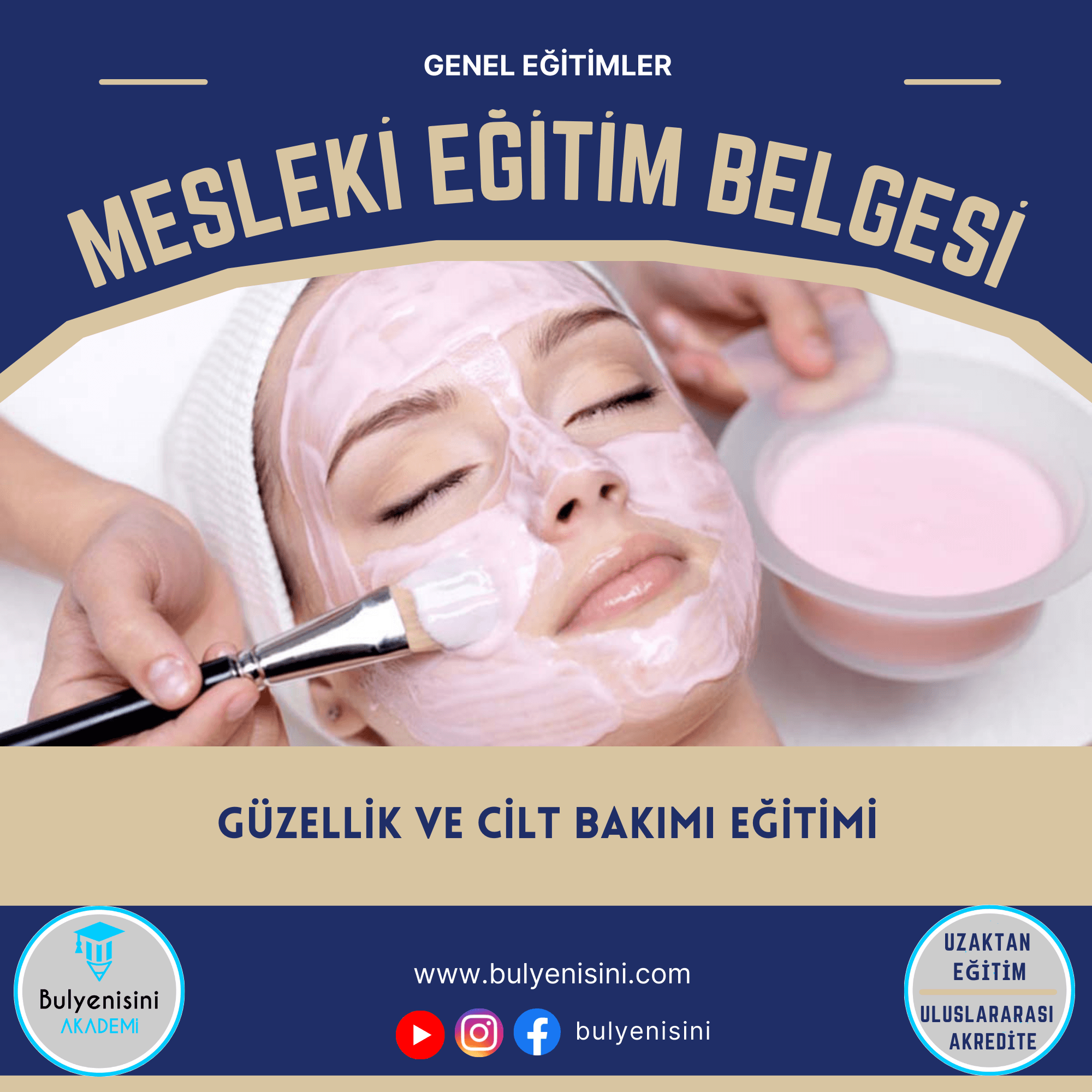 96 Saatlik Güzellik Ve Cilt Bakımı Eğitimi