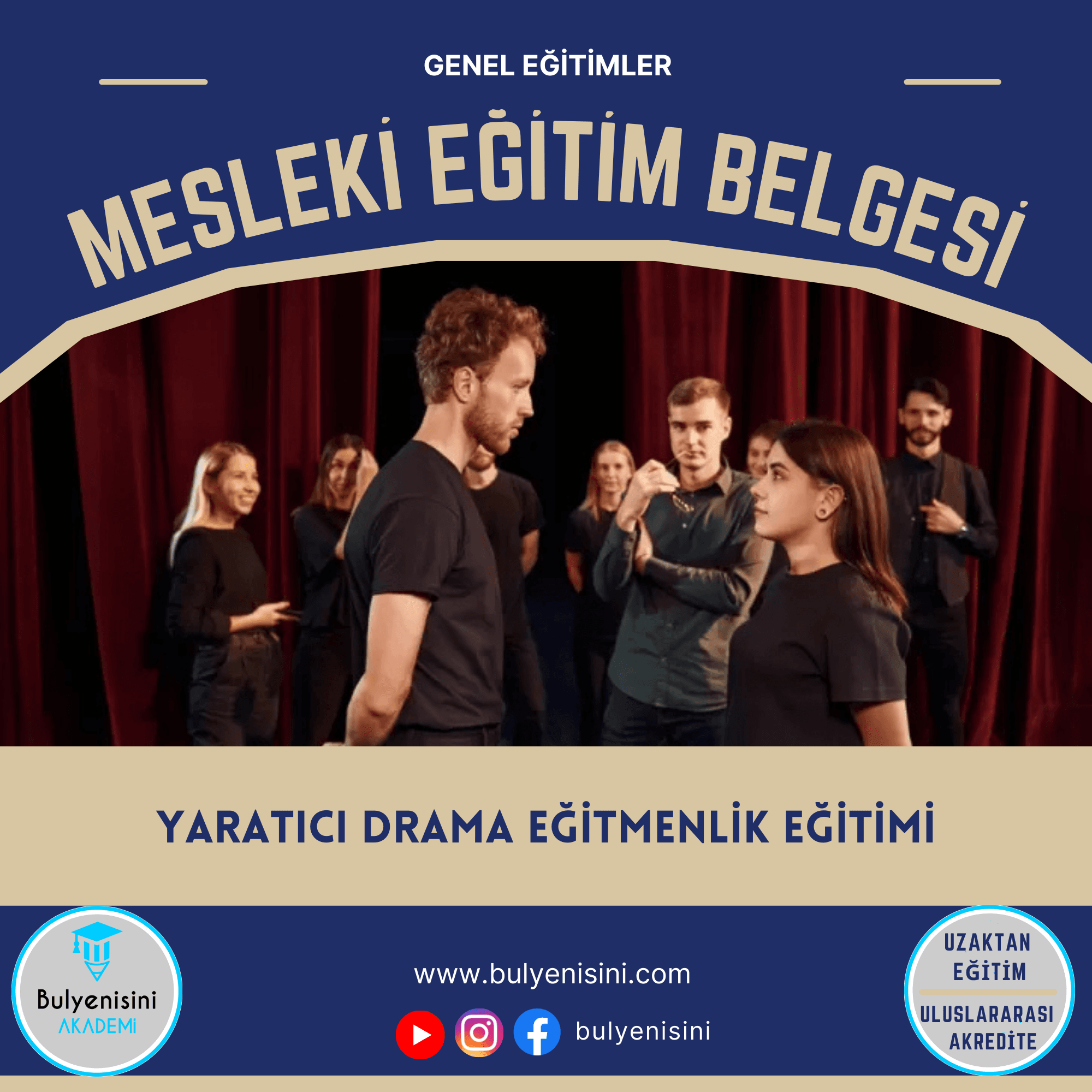 YARATICI DRAMA EĞİTMENLİK EĞİTİMİ