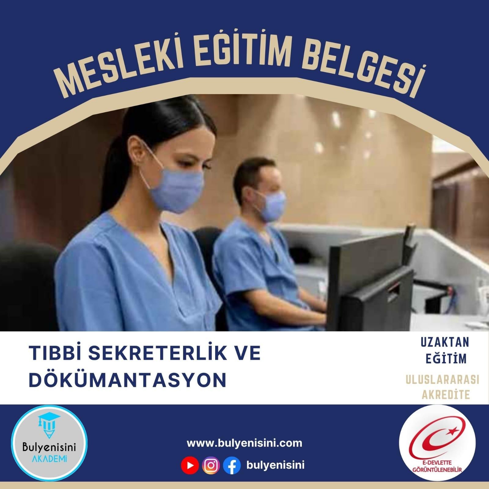Hasta Kayıt Kabul Ve Tıbbi Sekreterlik Eğitimi 560 Saat