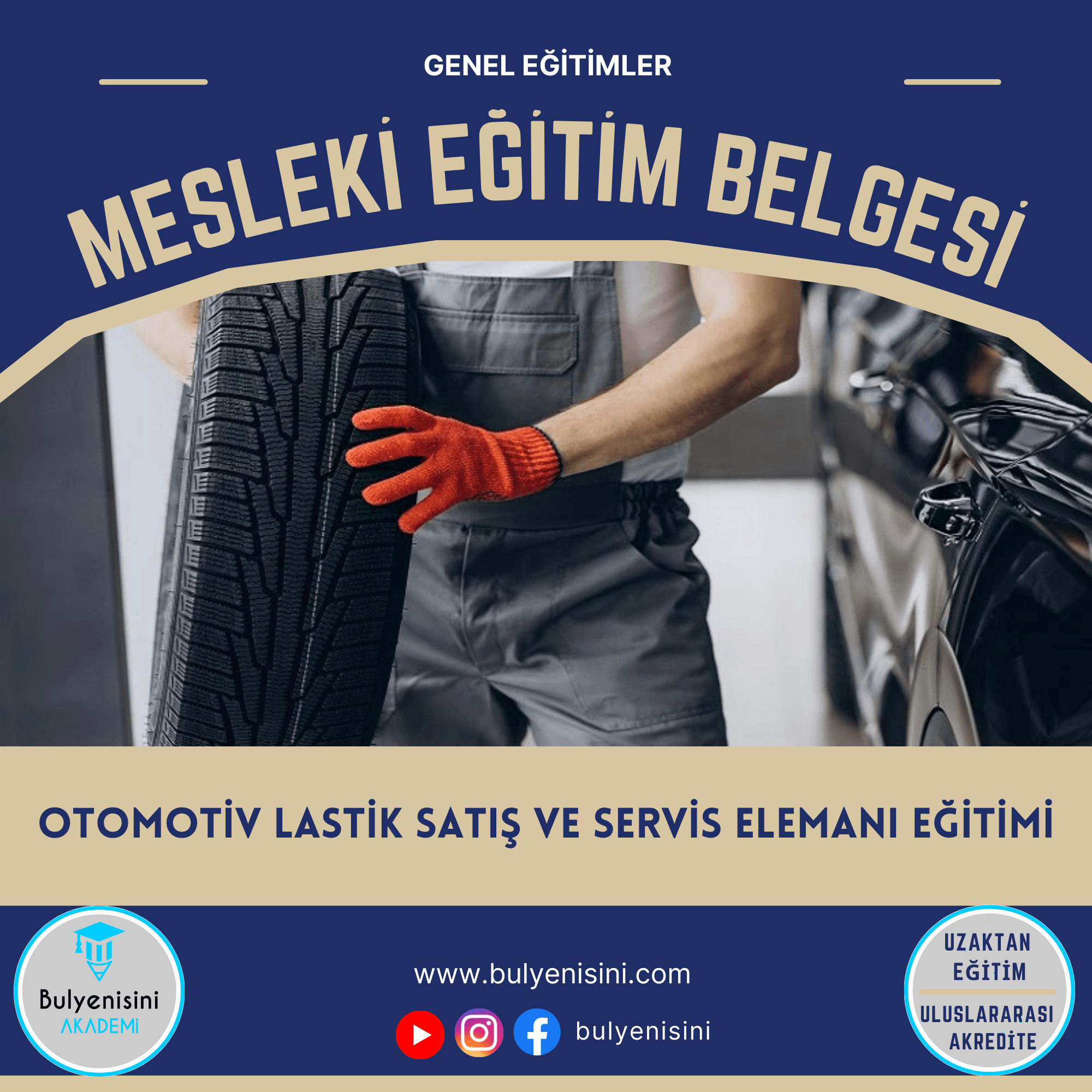 Otomotiv Lastik Satış ve Servis Elemanı