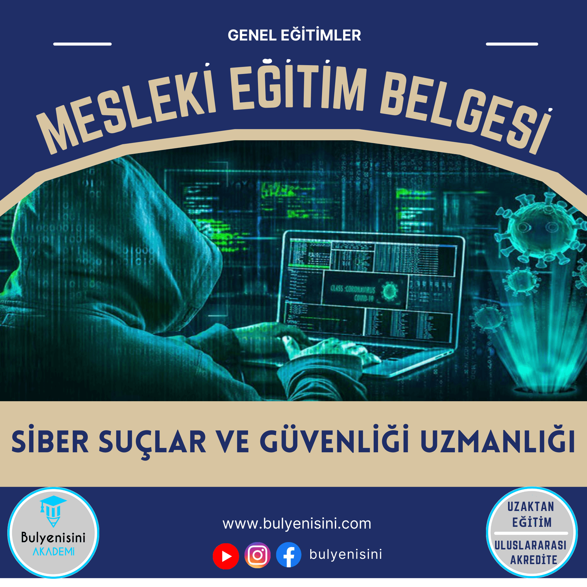 80 Saat SİBER SUÇLAR VE GÜVENLİĞİ UZMANLIĞI