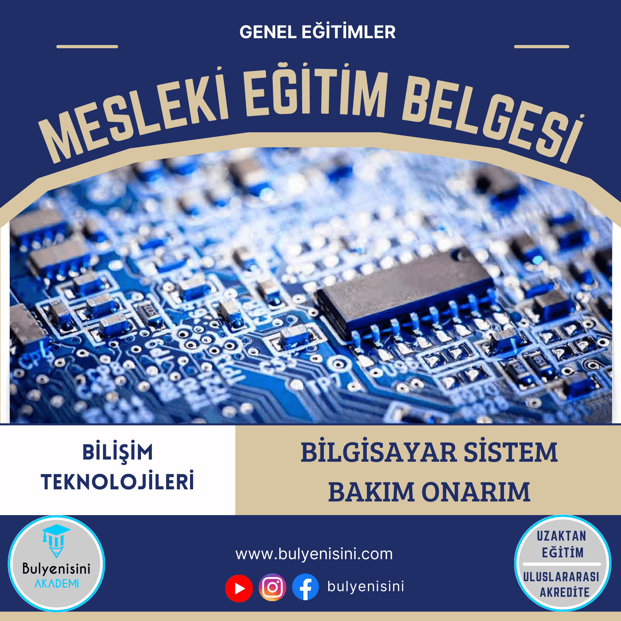 Bilgisayar Sistem Kurulum Bakım Onarım Ve Arıza Giderme Sertifika Programı
