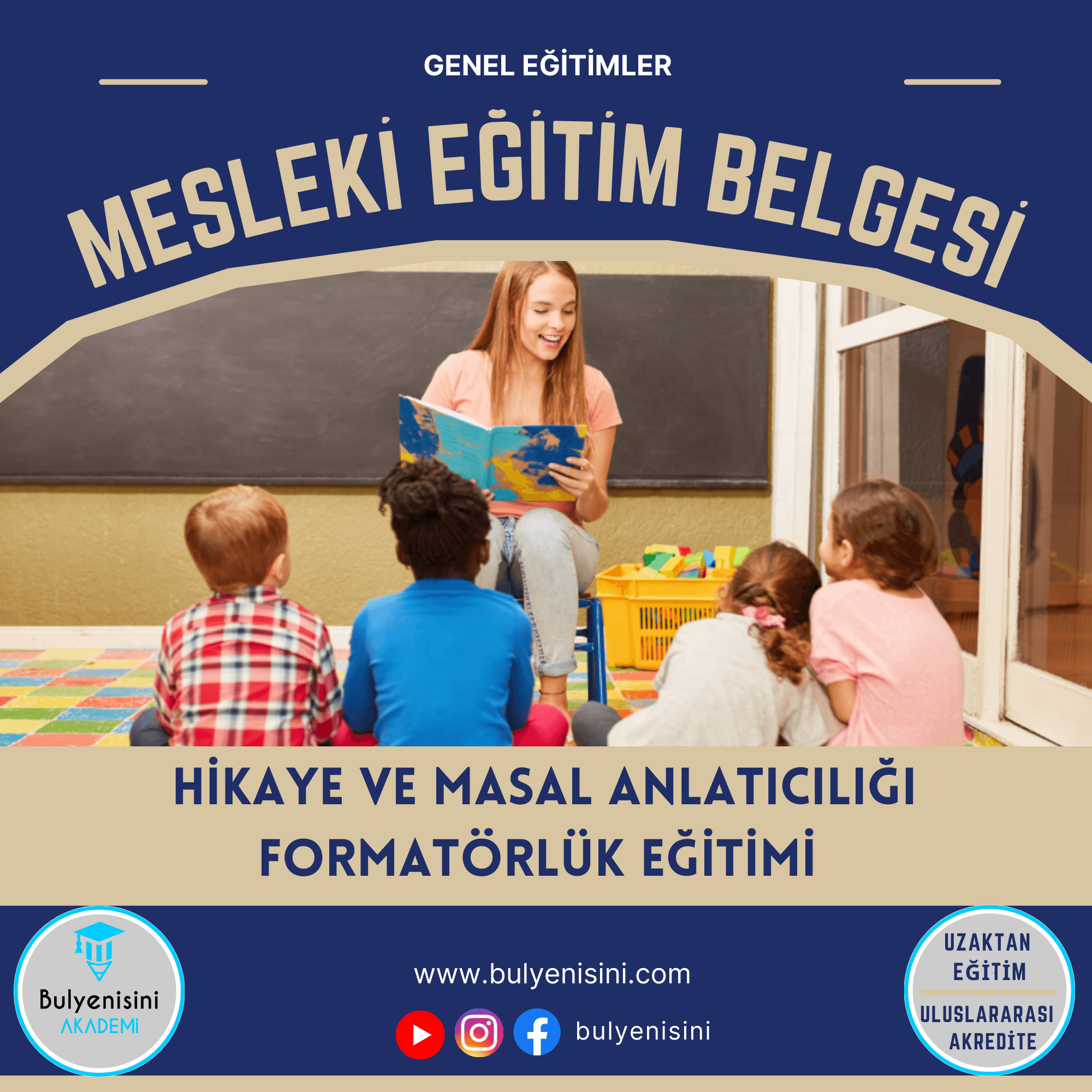 400 Saatlik Hikaye Ve Masal Anlatıcılığı Formatörlük Eğitimi