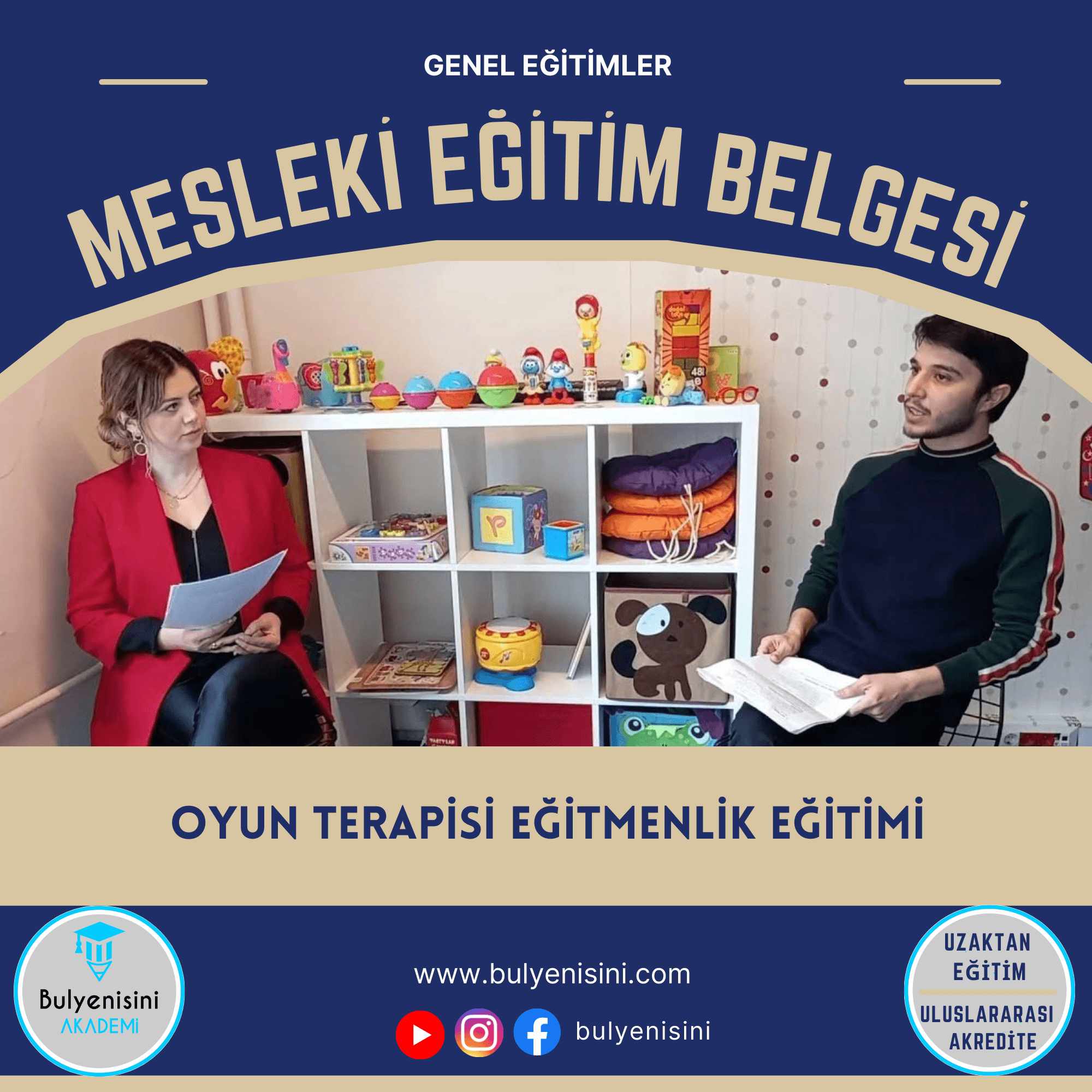 400 Saatlik Oyun Terapisi Eğitmenlik Eğitimi